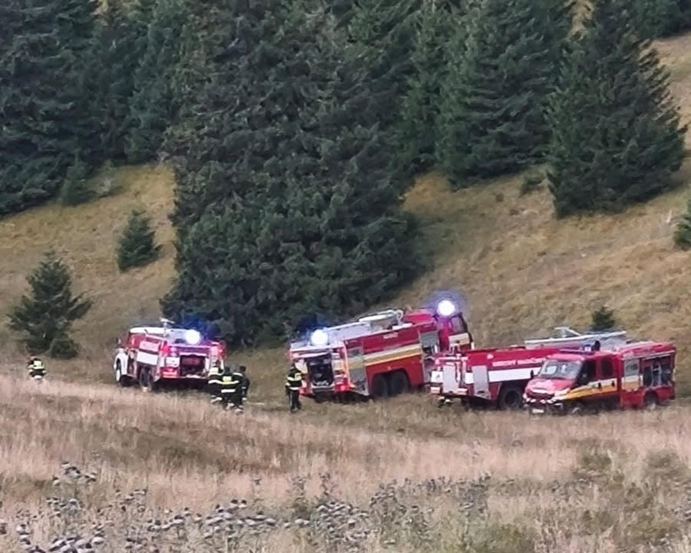 Požiar vo Veľkej Fatre
