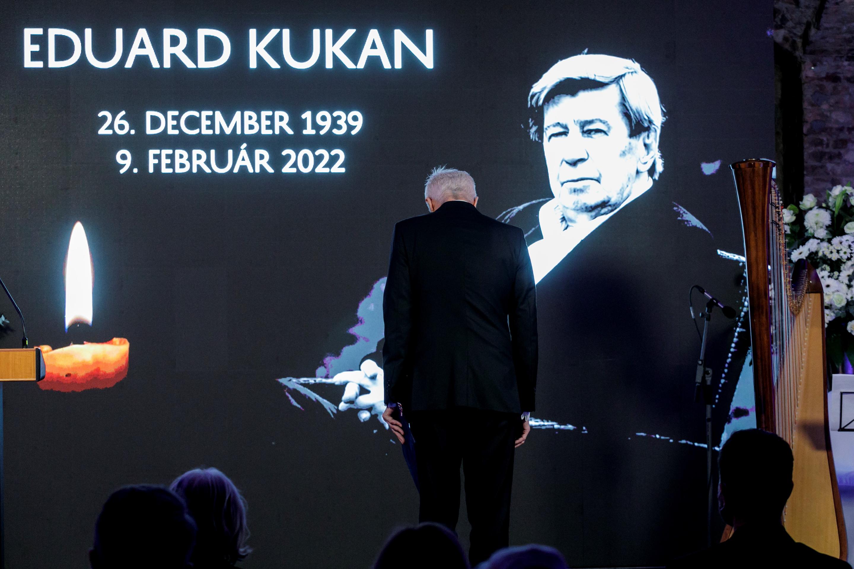 Ivan Korčok počas spomienky na Eduarda Kukana.