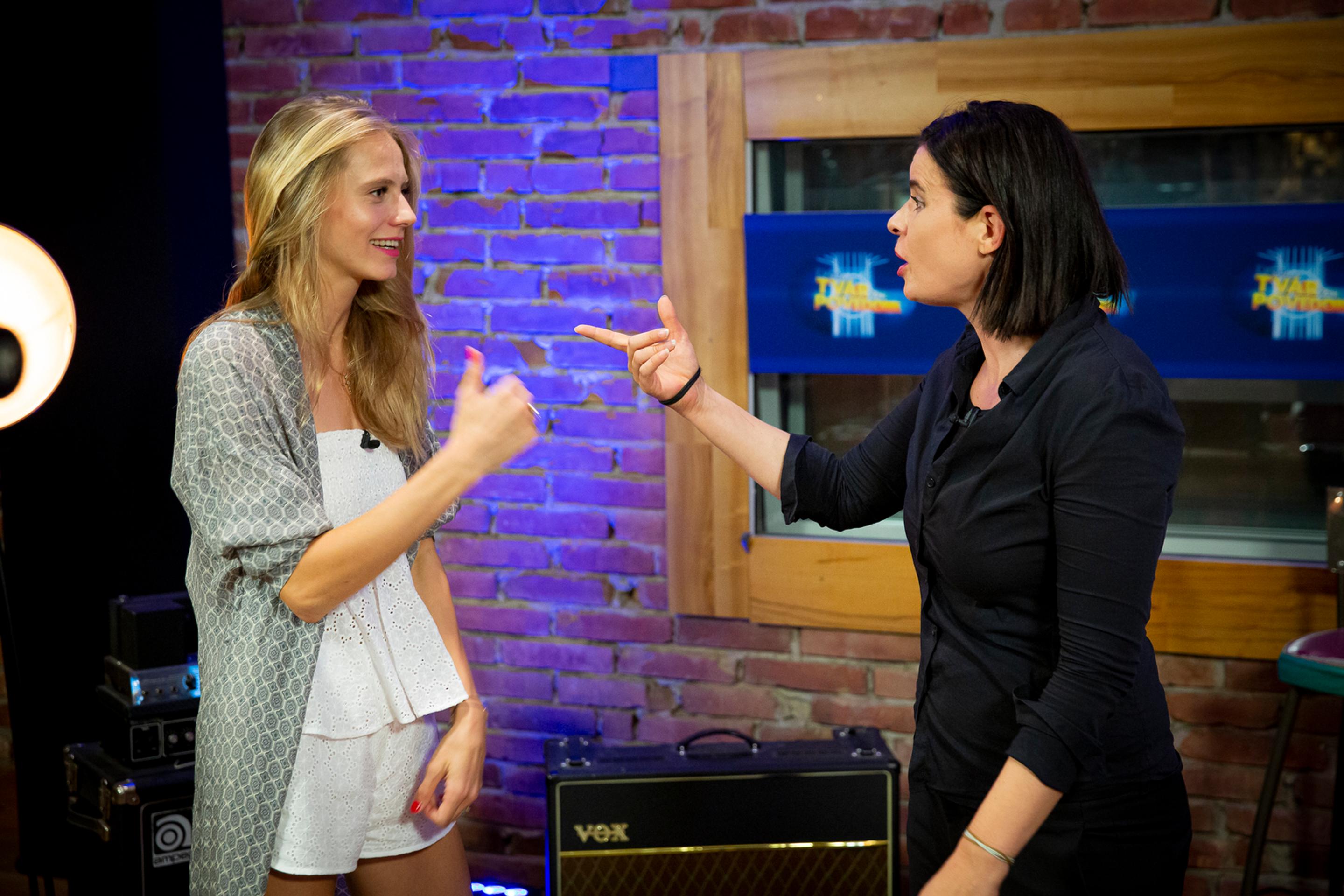 Zuzka Kraváriková na tréningu s Miňom Kerešom