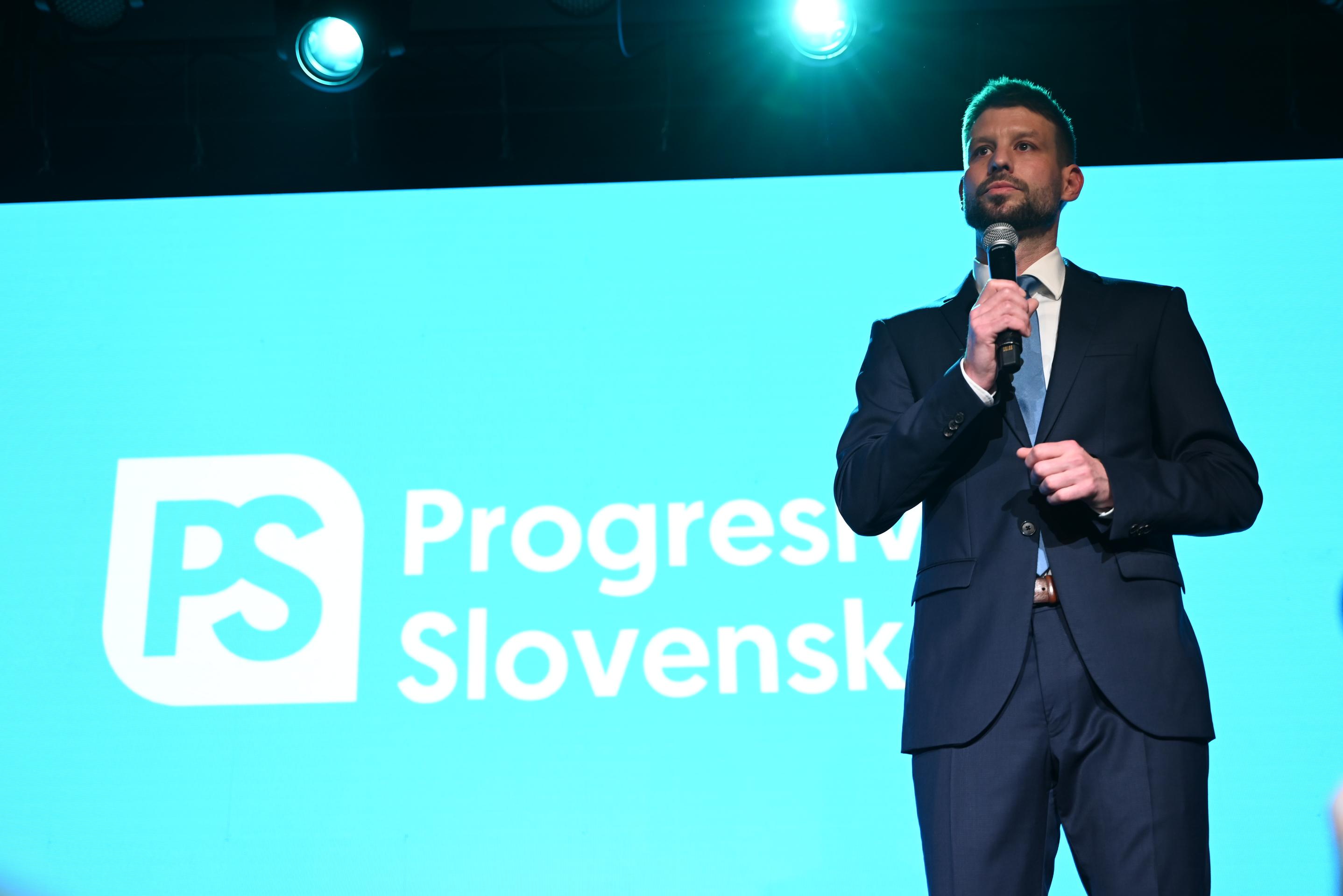 Predseda Progresívneho Slovenska Michal Šimečka 