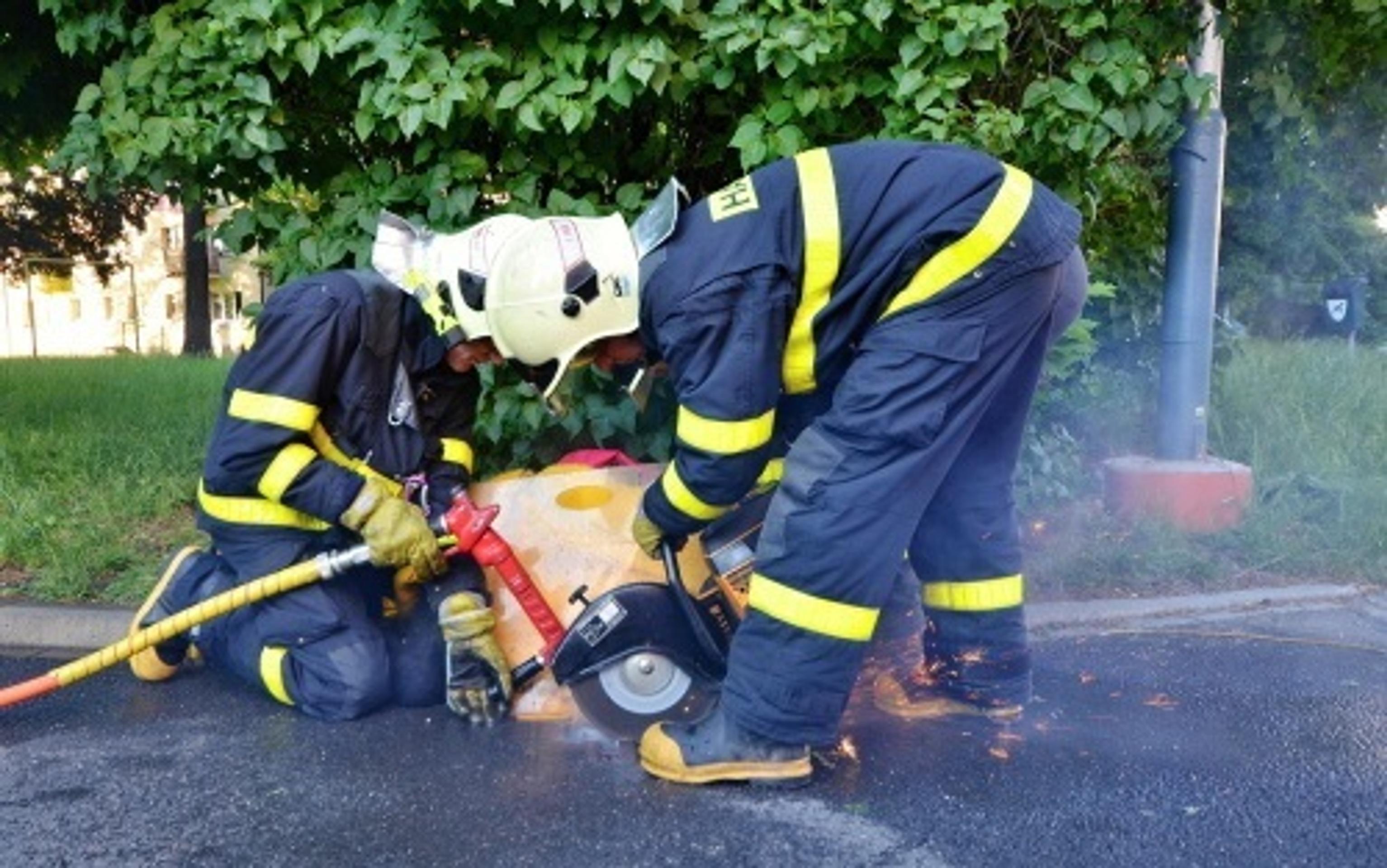 Zásah hasičov v Ostrave