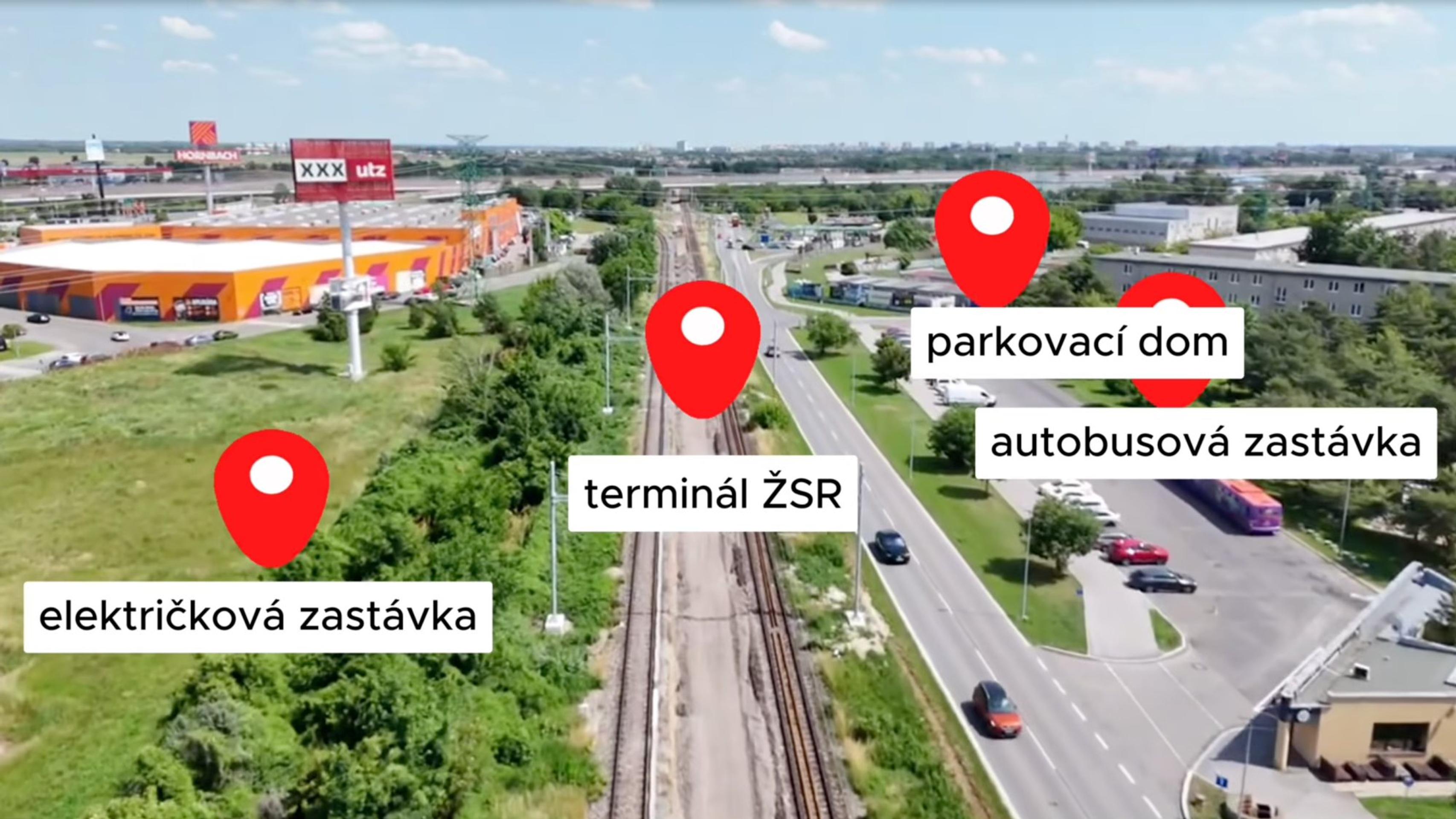 Vizualizácia pripravovaného projektu v Bratislave.