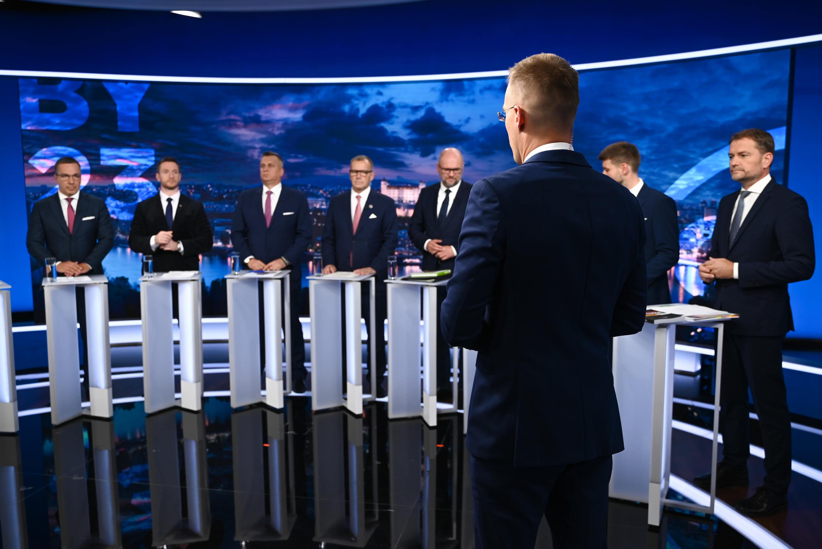 Účastníci predvolebnej diskusie - 25. 9. 2023