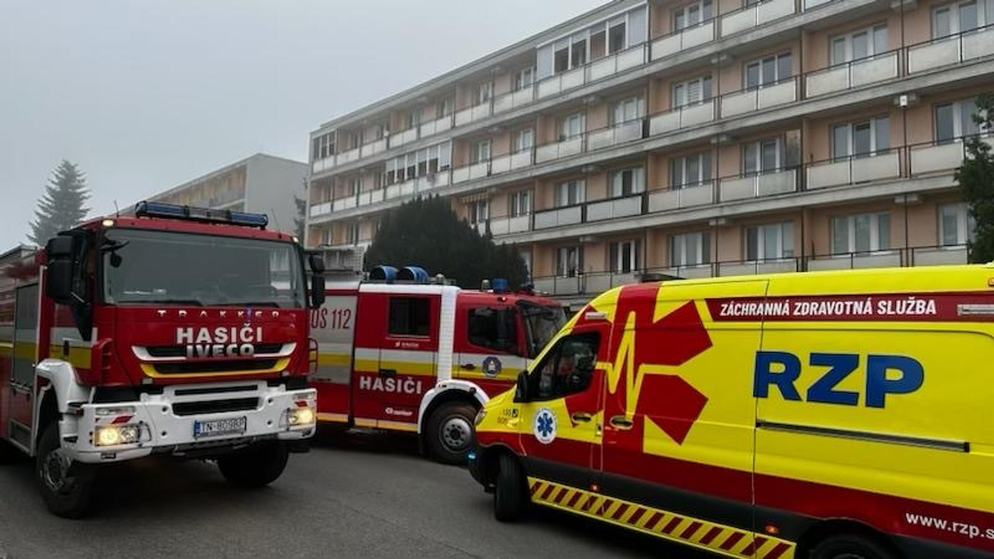 Požiar bytu v Dubnici nad Váhom.