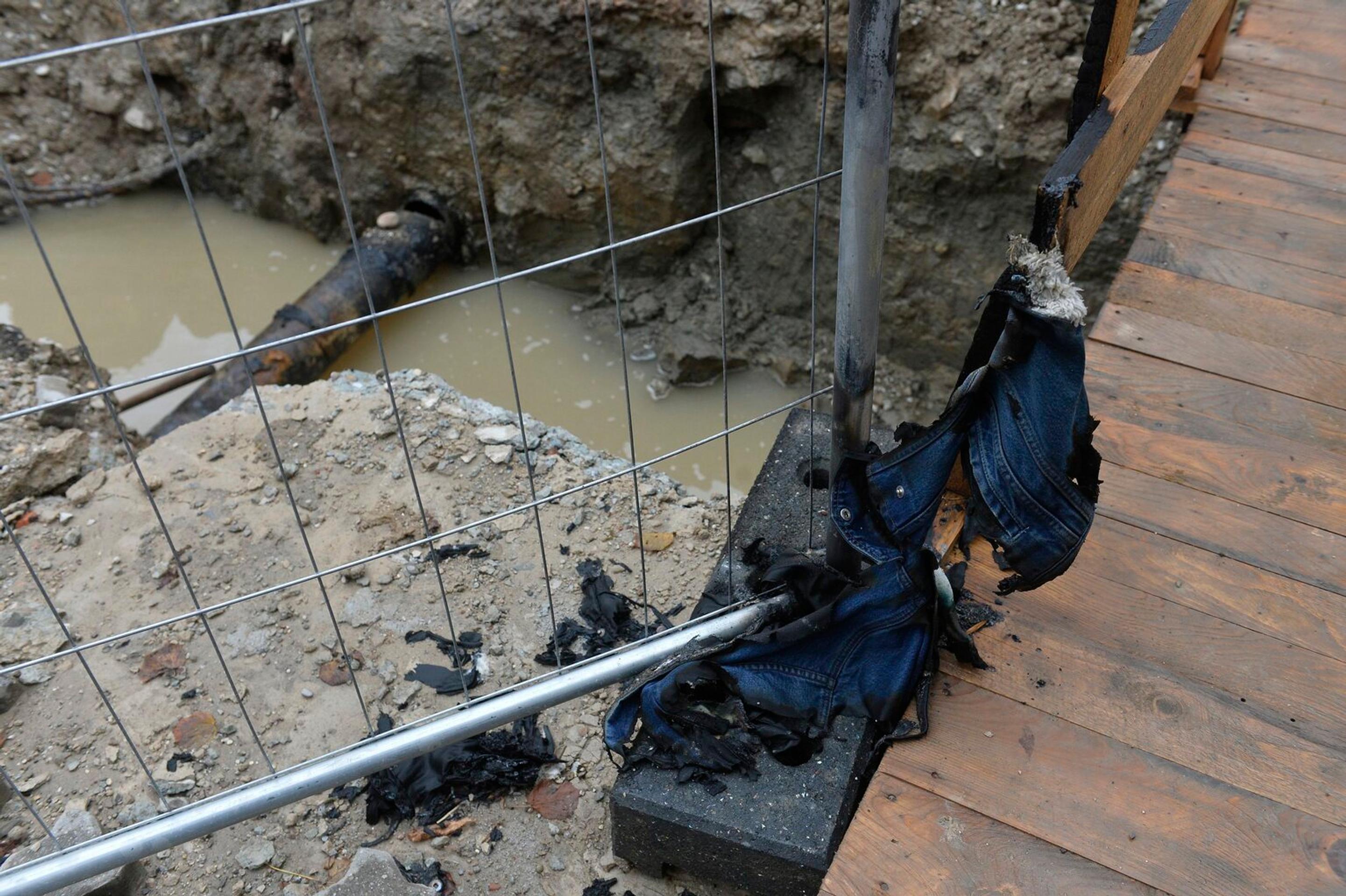 Počas výkopových prác bager prerazil plynovú prípojku