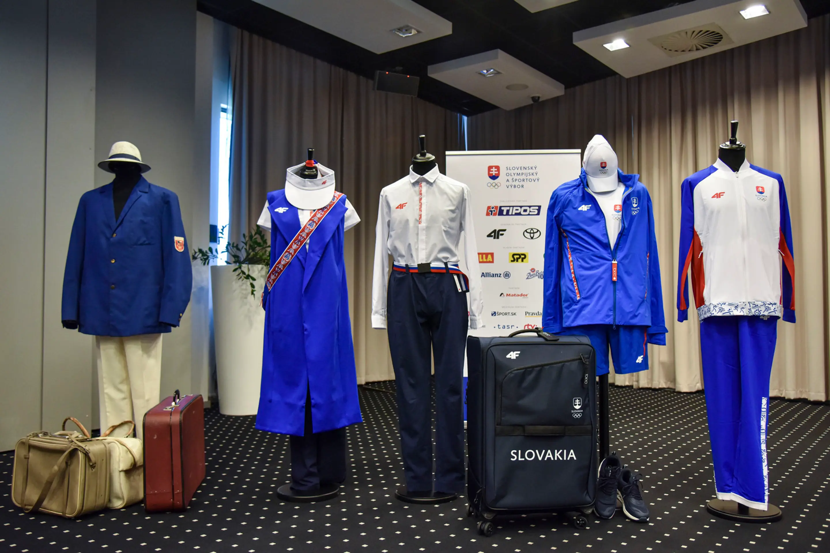 Kolekcia oblečenia slovenskej výpravy na Olympijské hry v Tokiu.
