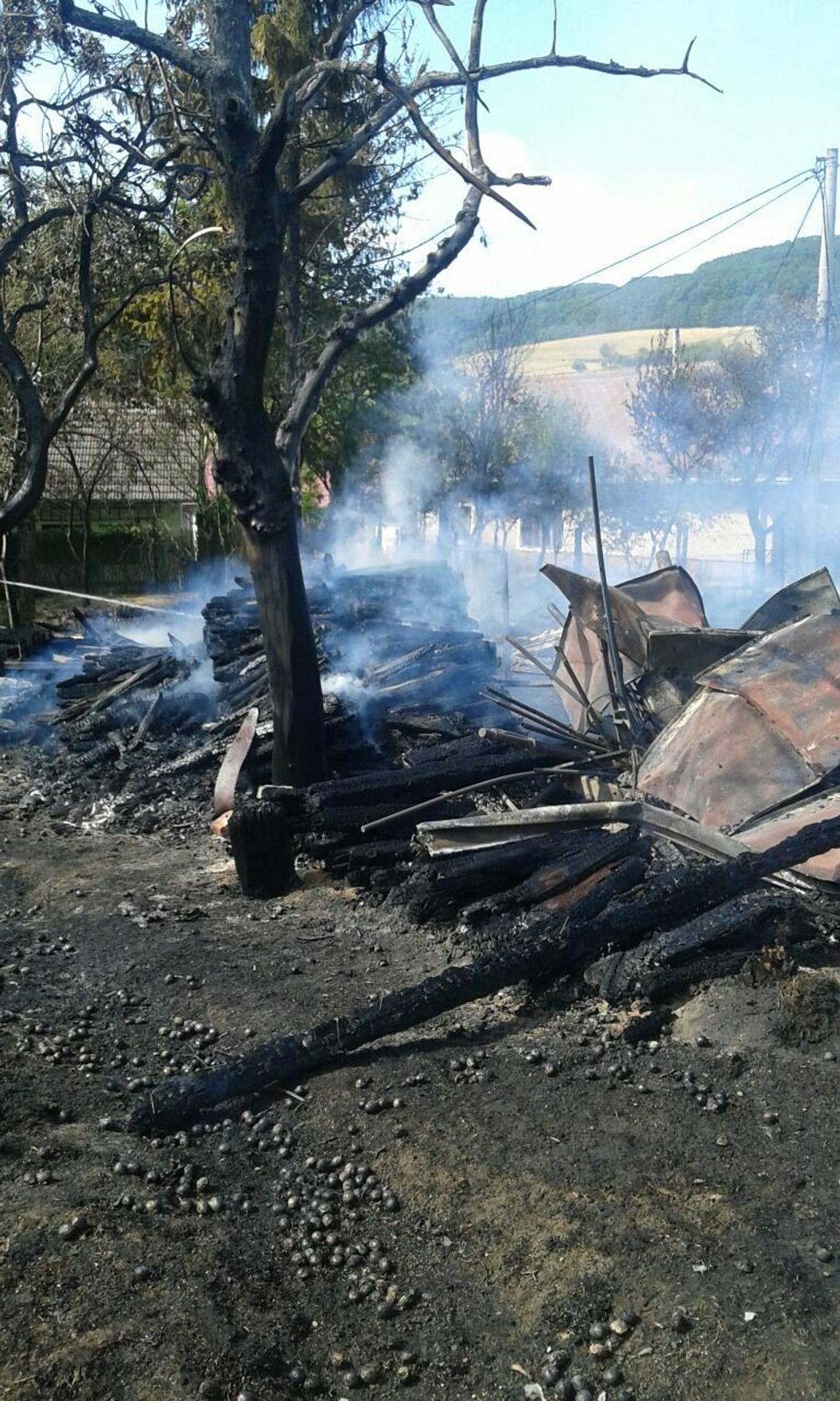 Požiar v obci Nová Lehota