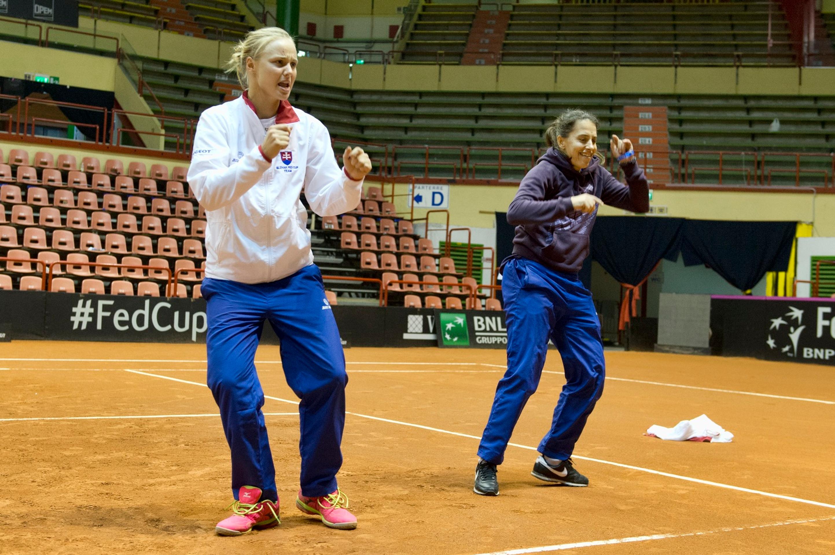 Rebecca Šramková a Janette Husárová.