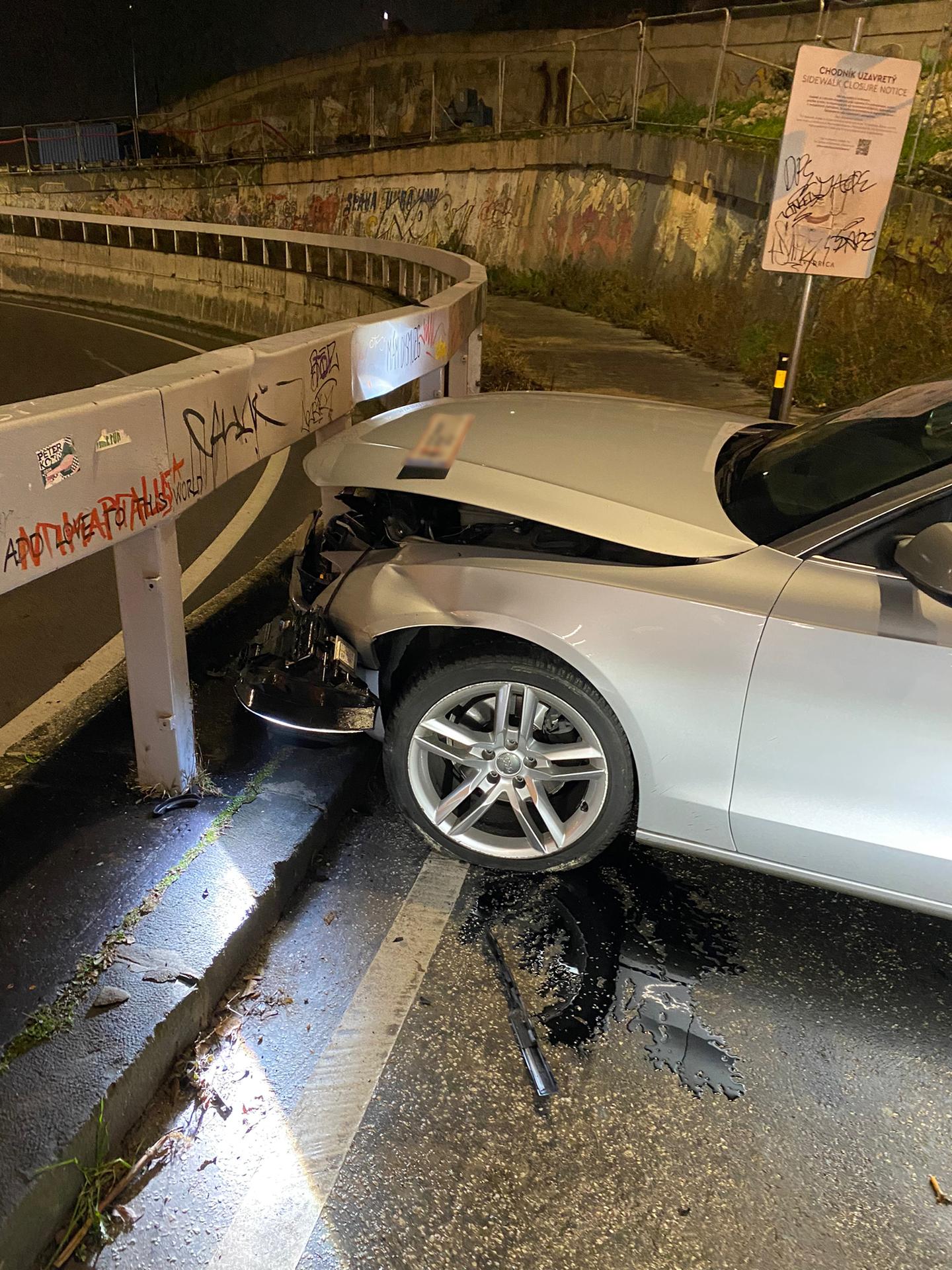 Kuriózna nehoda v Bratislave.