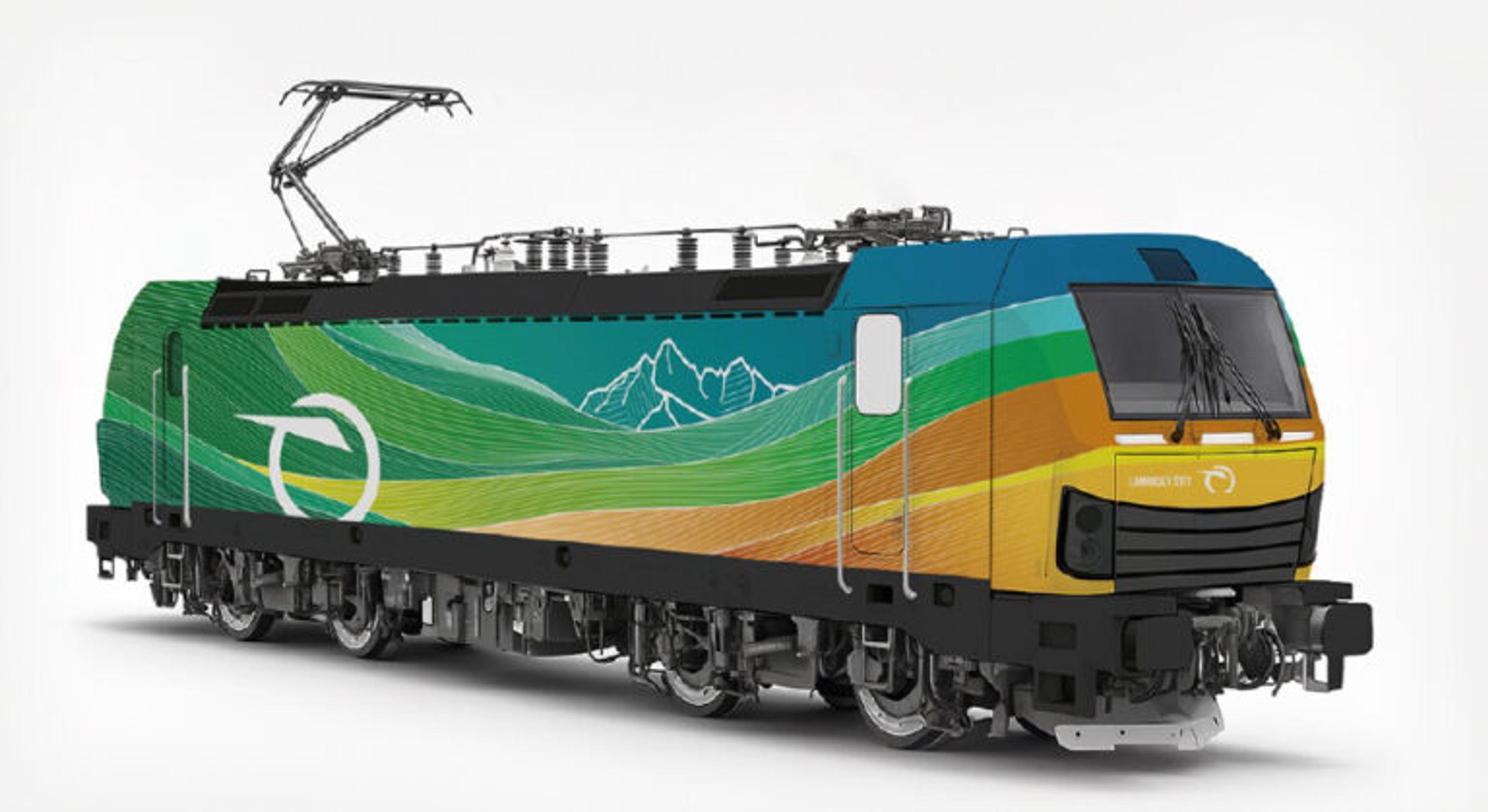 Rušeň s motívom Lomnického štítu