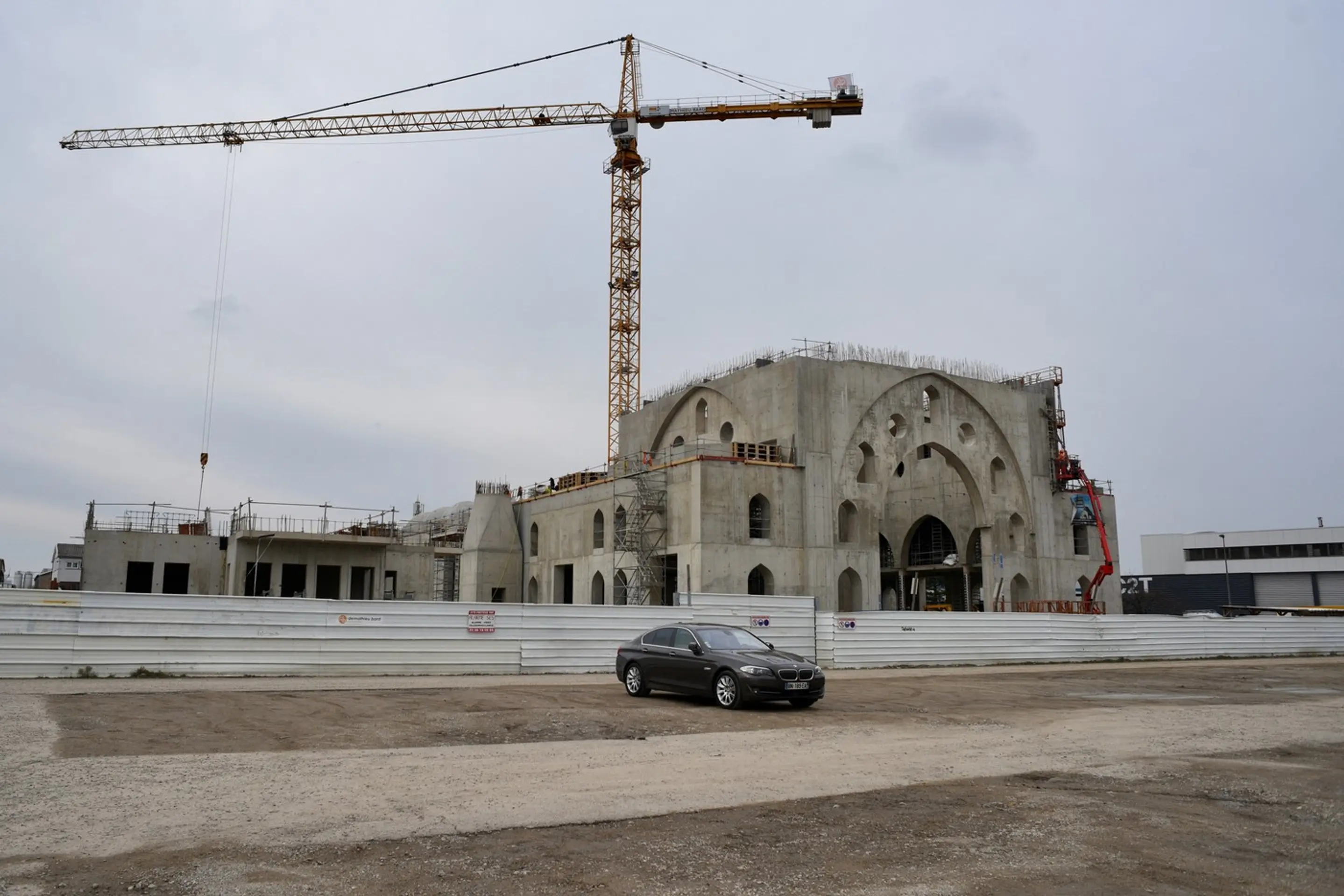 Stavba Mešity Eyyûb Sultan.