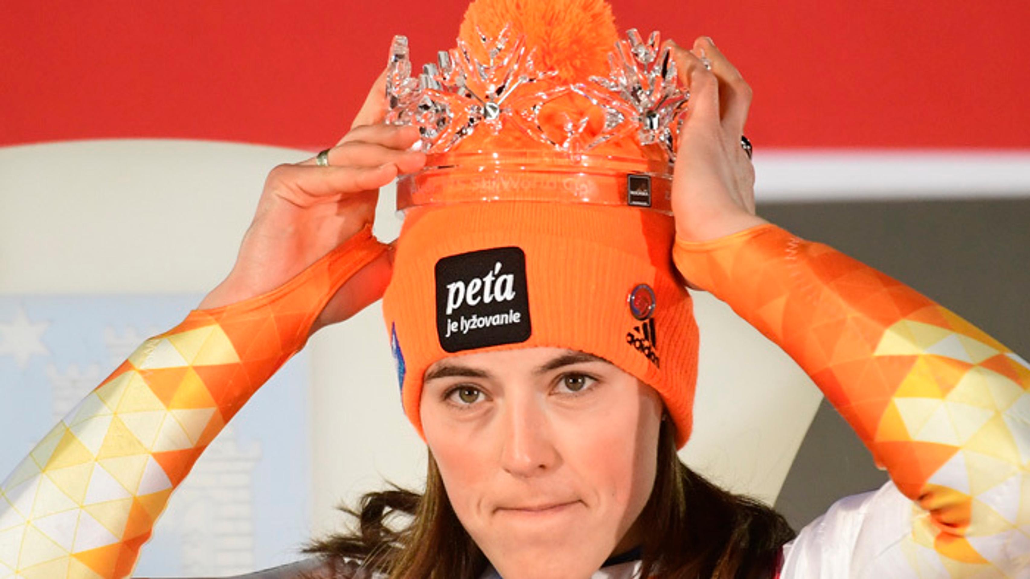 Petra Vlhová si drží korunku Snehovej kráľovnej.