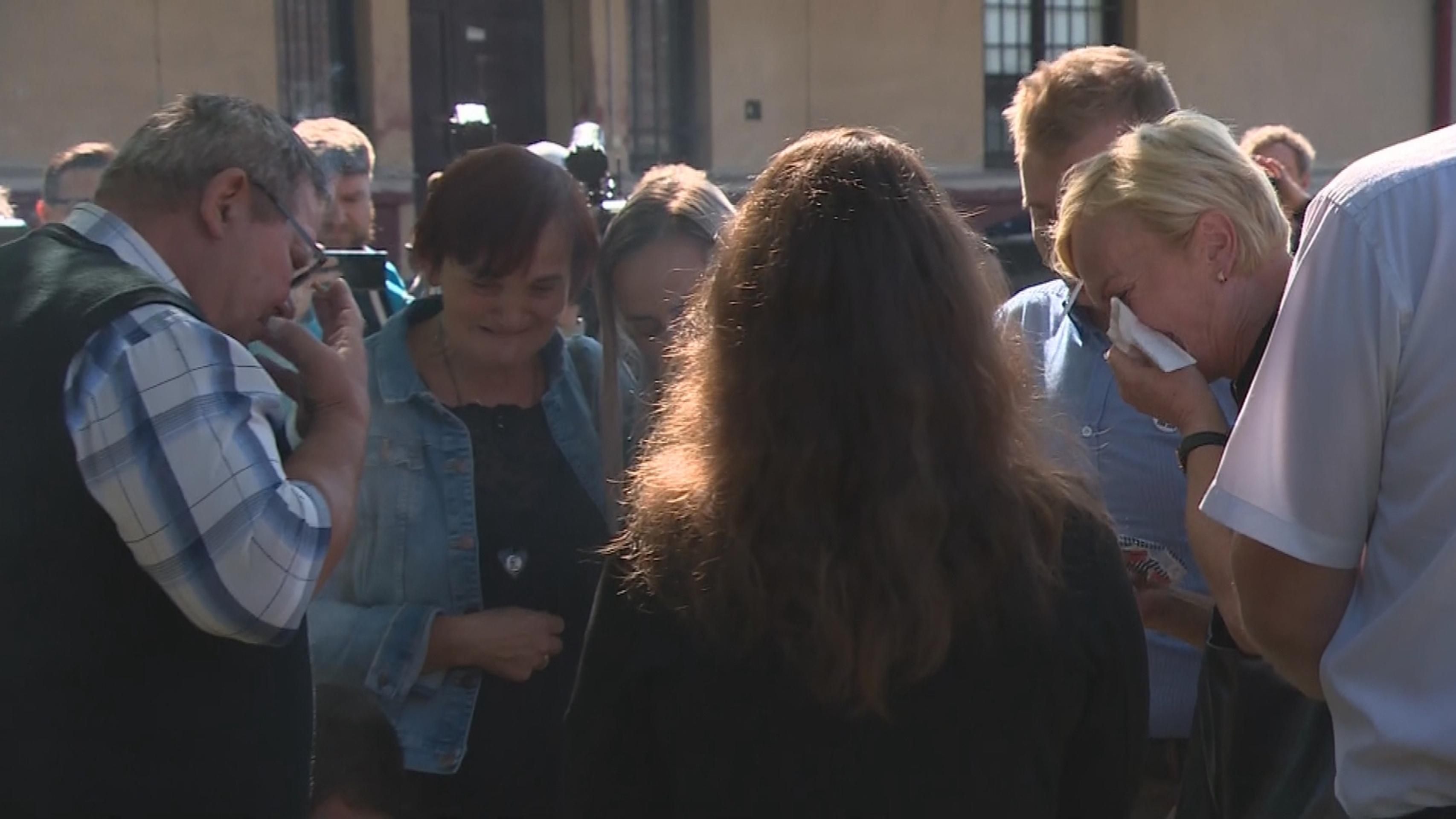 Rodičia Jána Kuciaka po vynesení rozsudku.