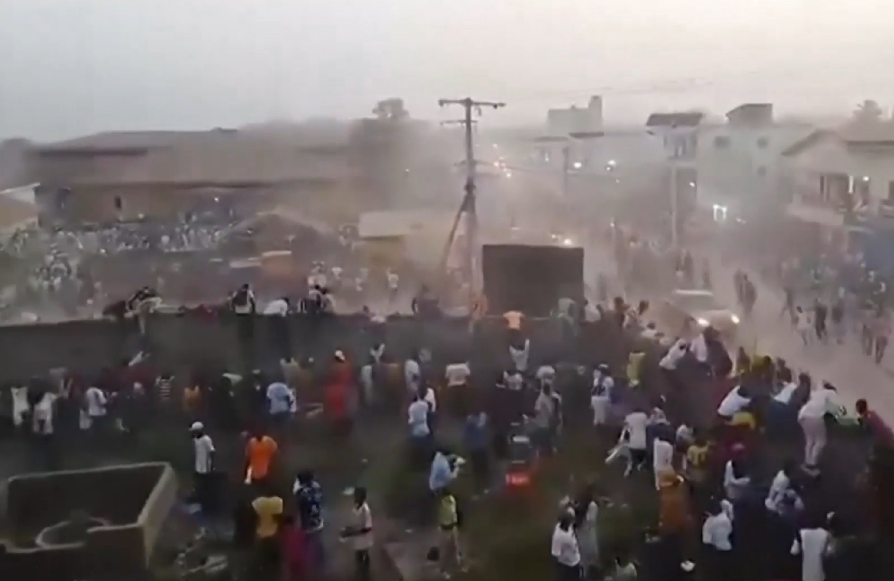 Nepokoje na futbale v Afrike.