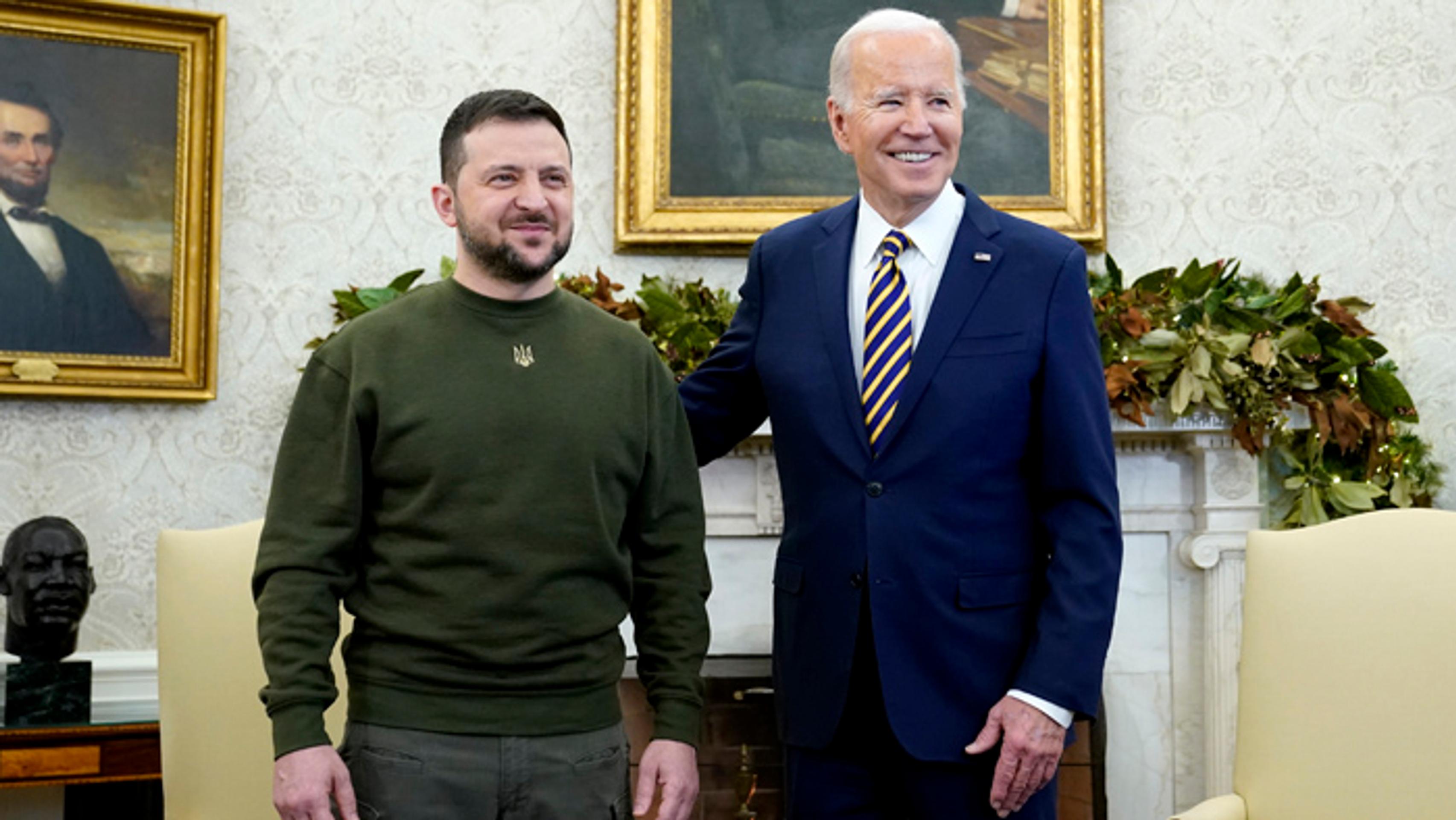 Biden prijal Zelenského v Bielom dome vo Washingtone.