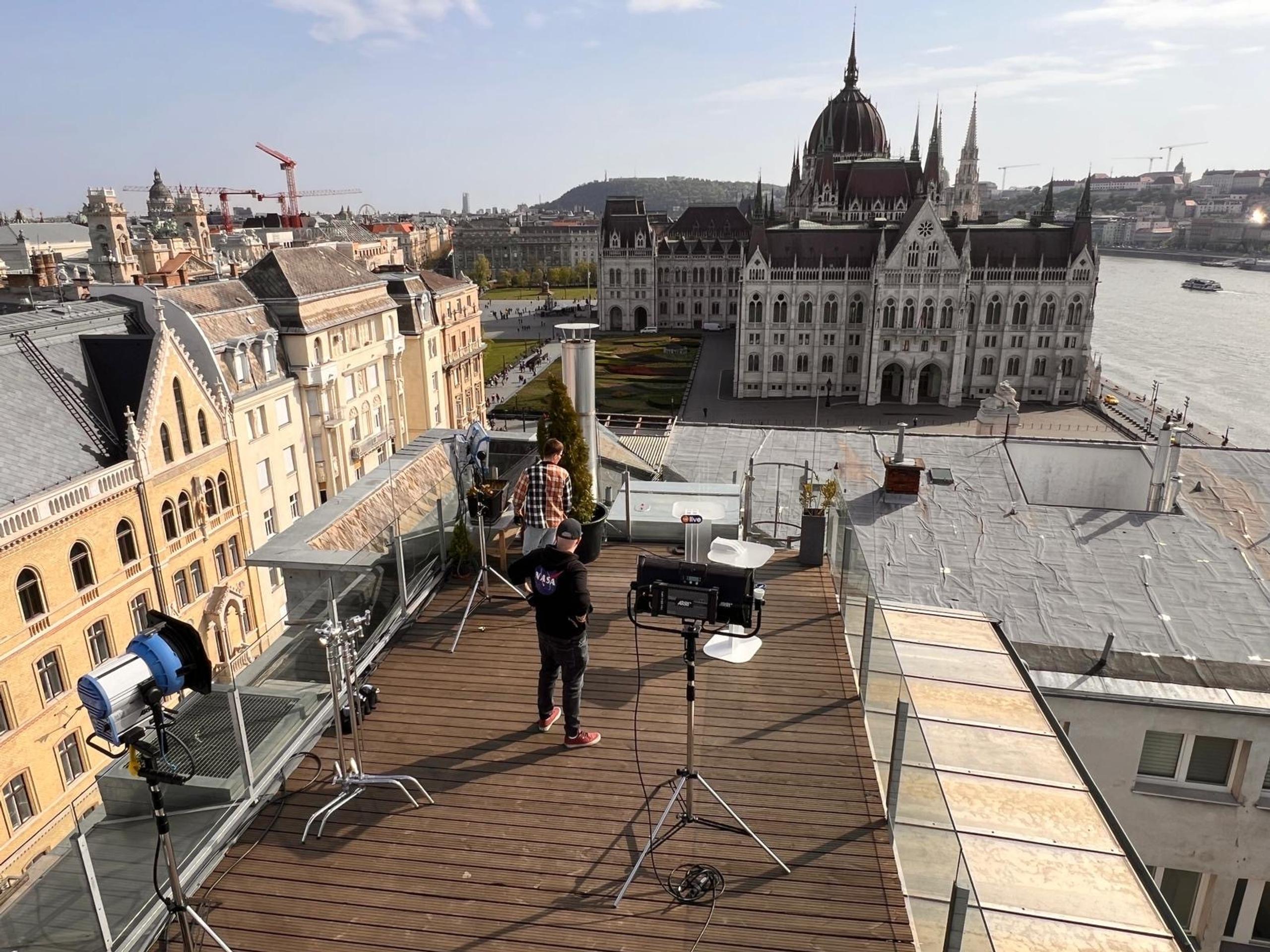 TN live štúdio v Budapešti