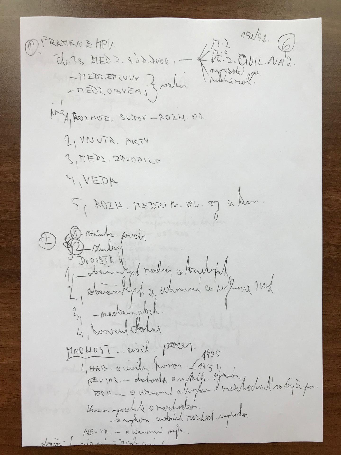 Príprava Andreja Danka na skúšku.