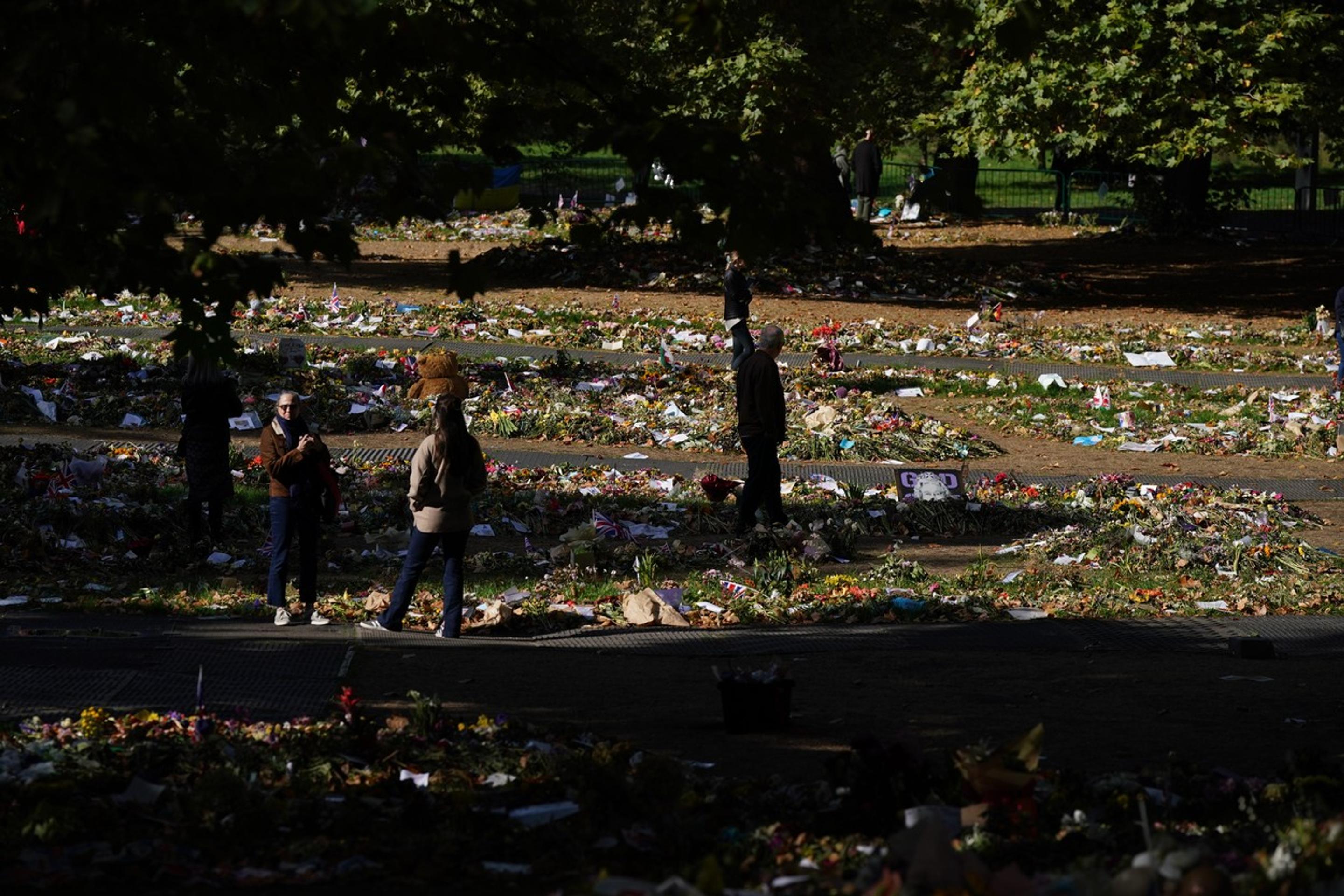 Kvetinové pocty nebohej kráľovnej