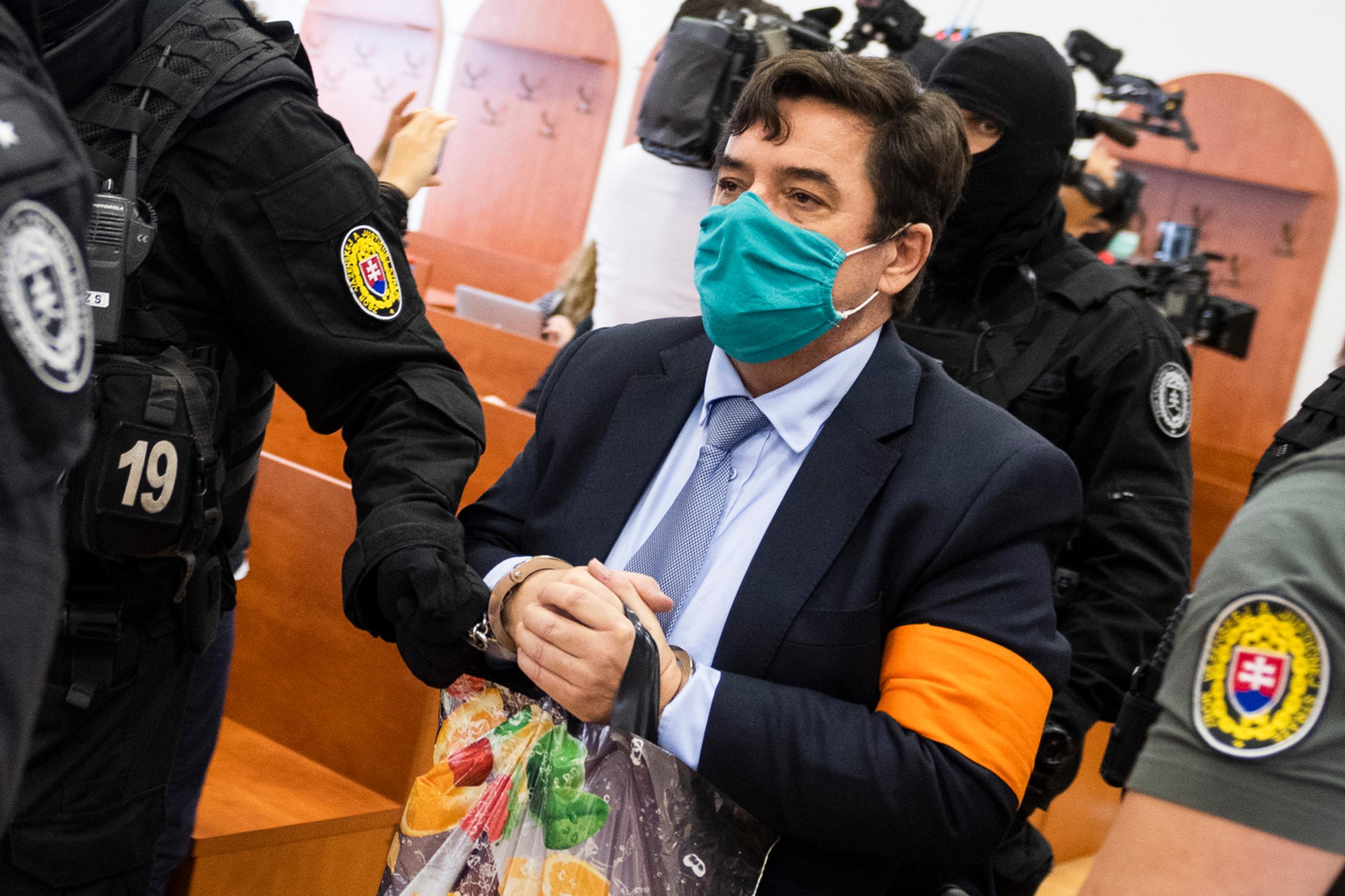 Marian Kočner a Marek Para na piatkovom pojednávaní.