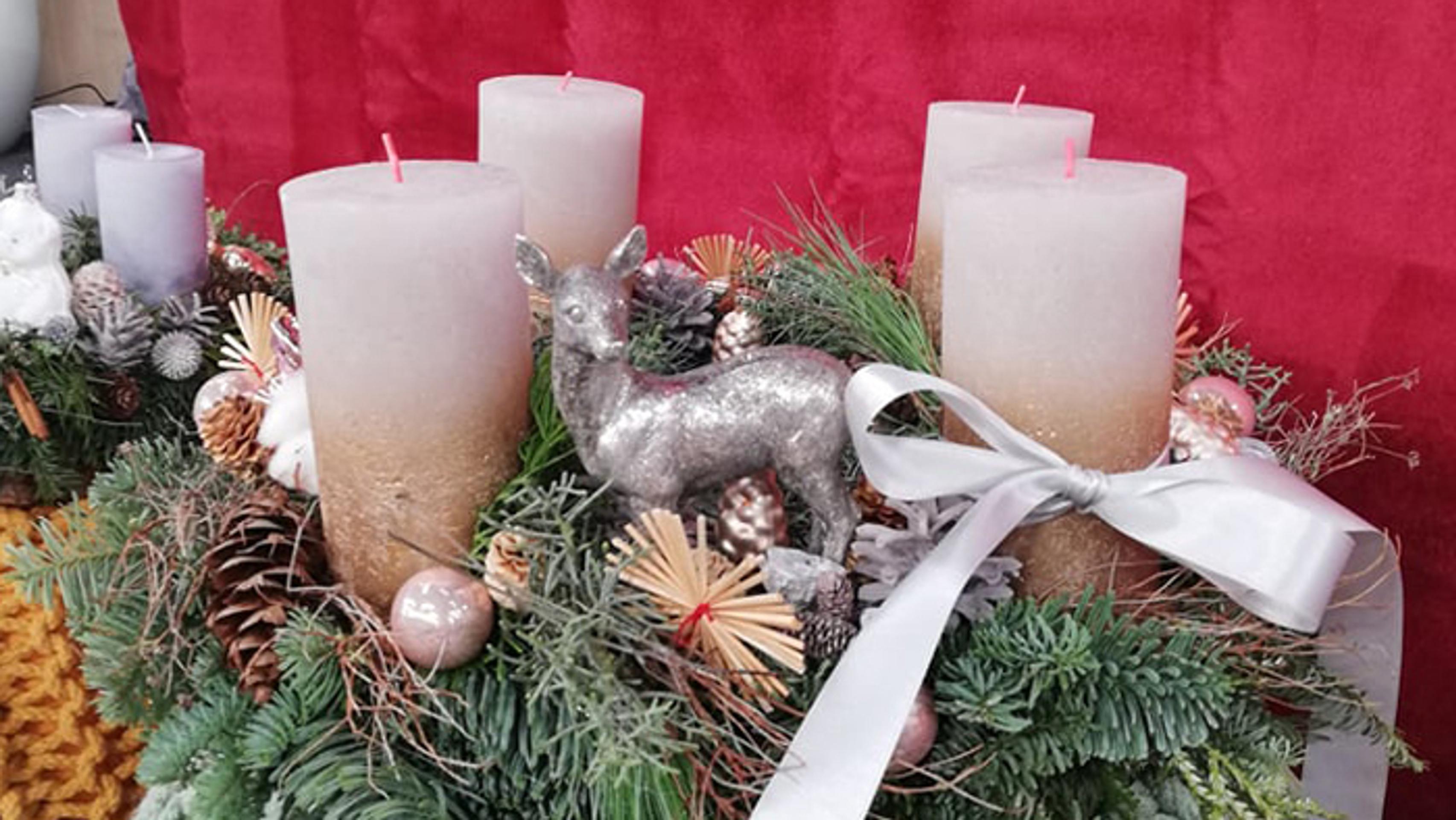 Adventný veniec od Silvie