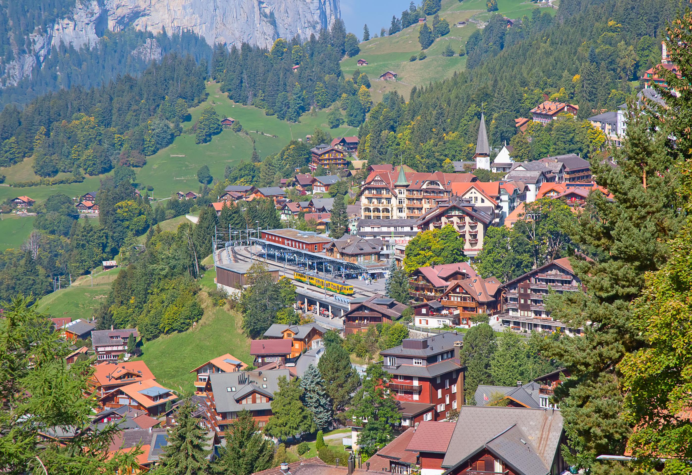Wengen, Švajčiarsko