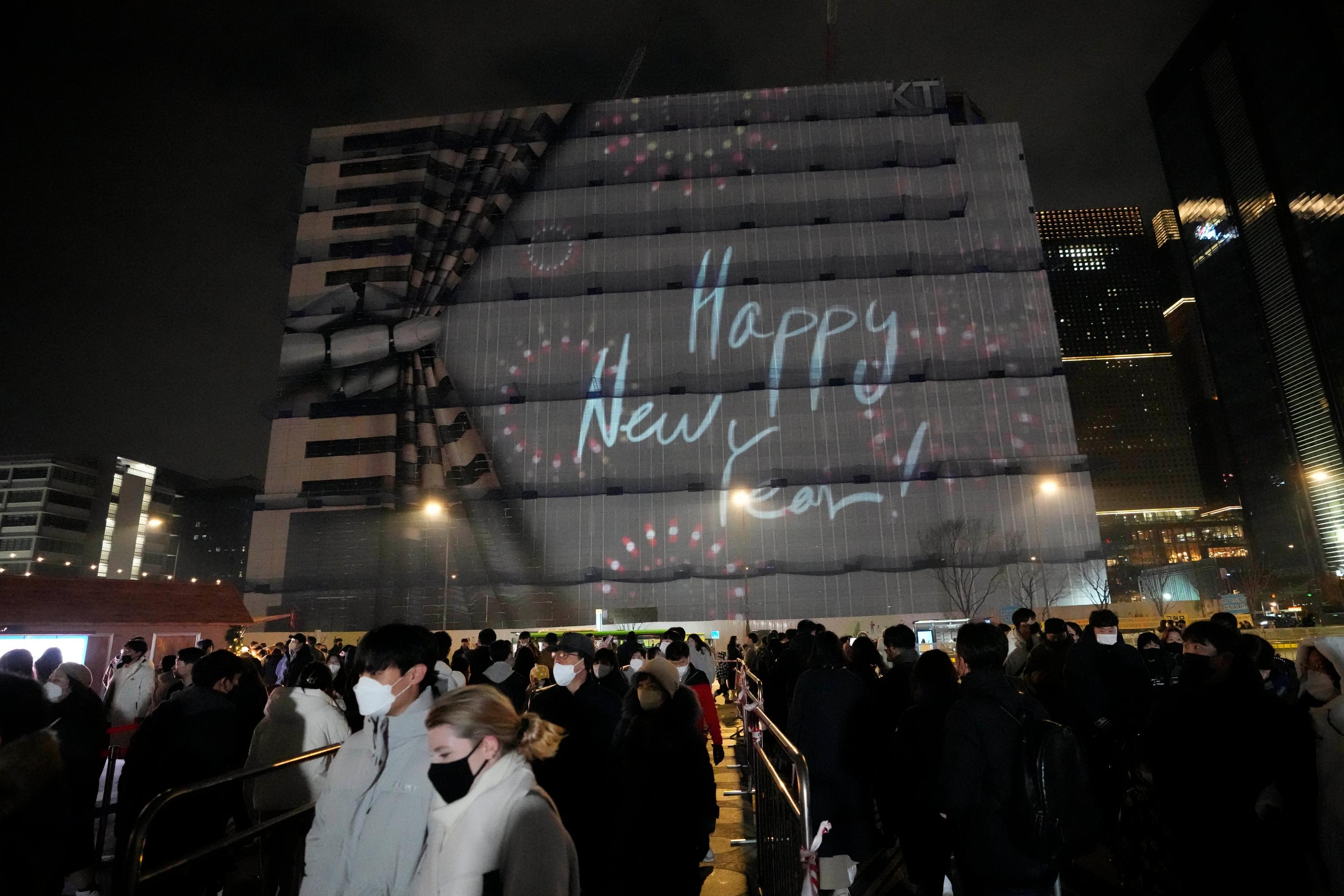 Oslavy Nového roka v Južnej Kórei.