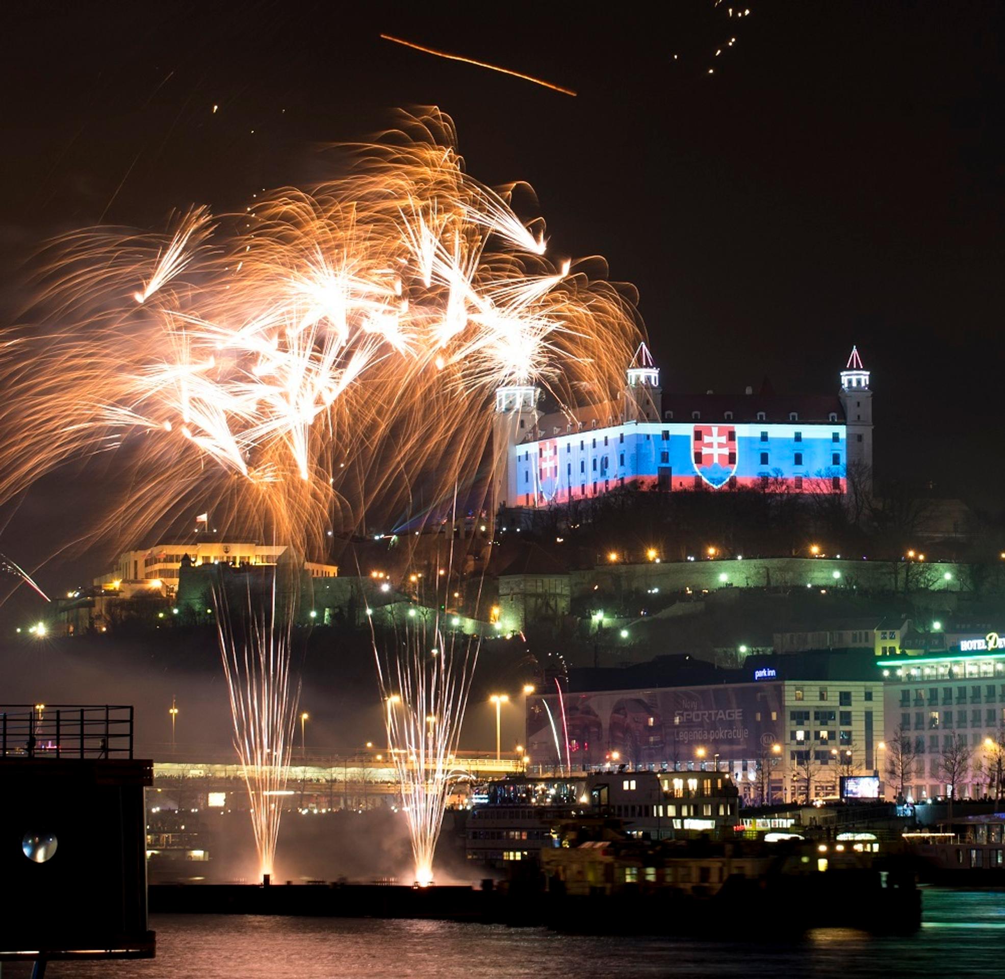 Silvester v Bratislave.