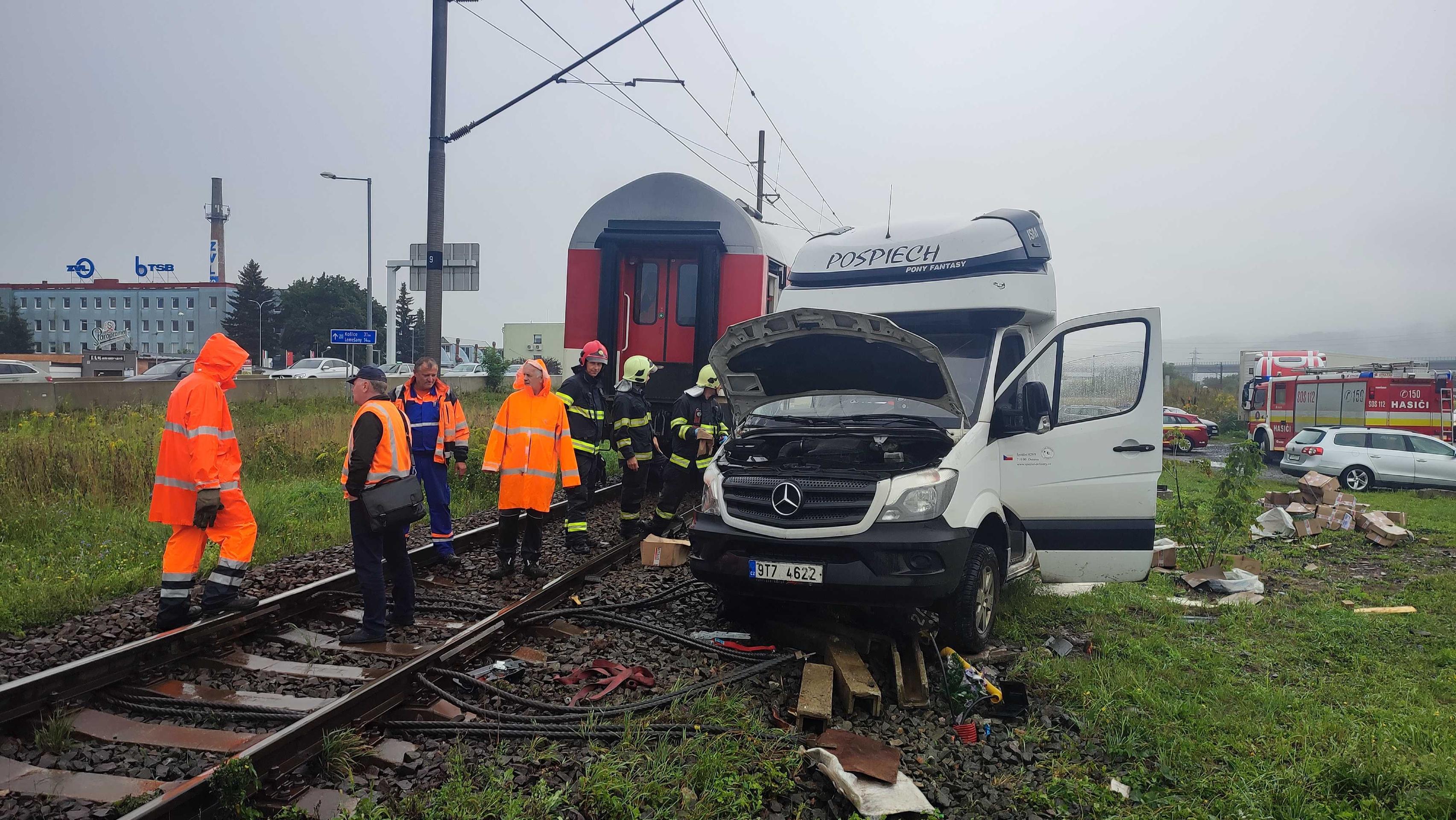 Snímky z miesta nehody