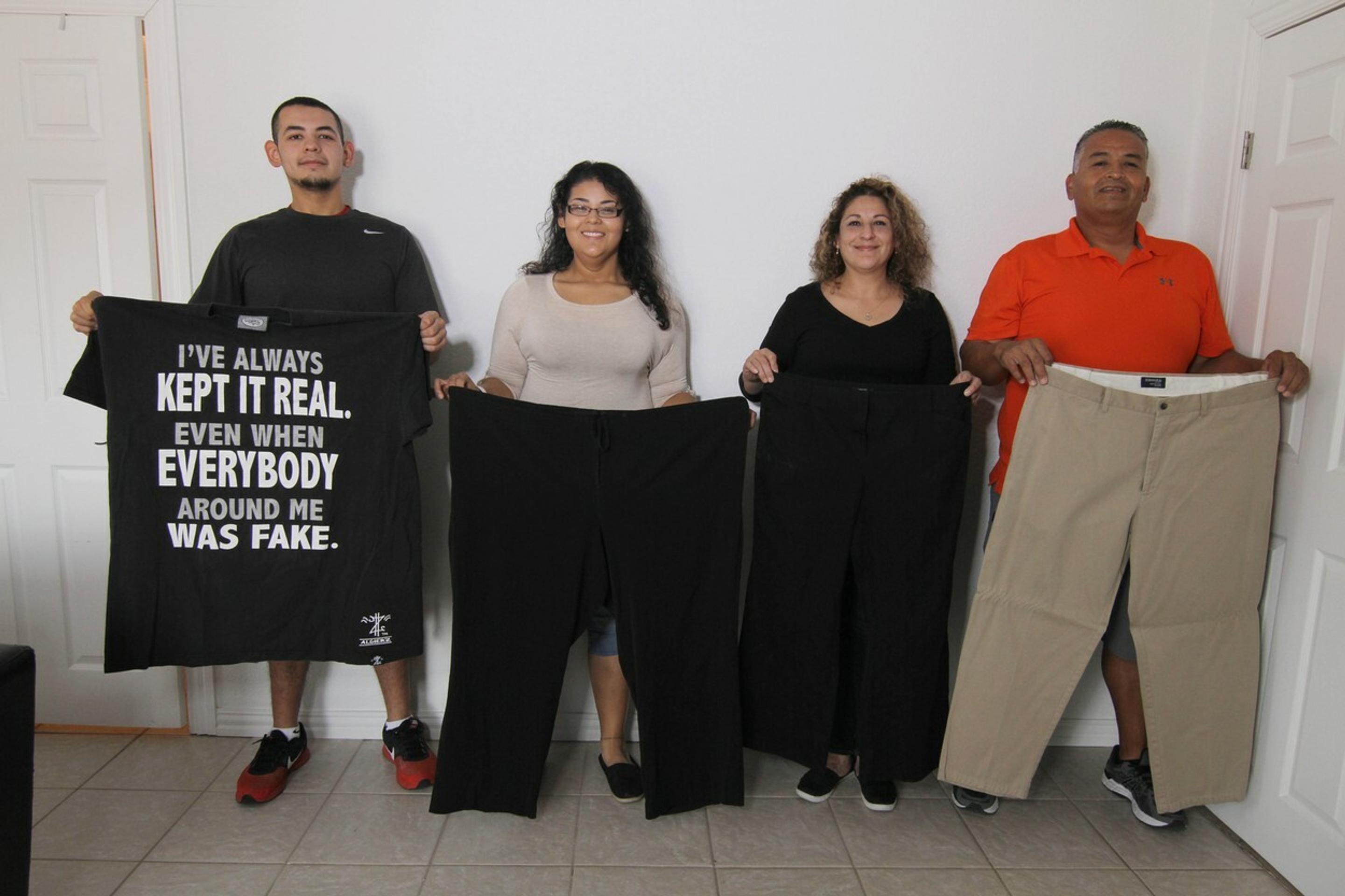 Chudne celá rodina. 