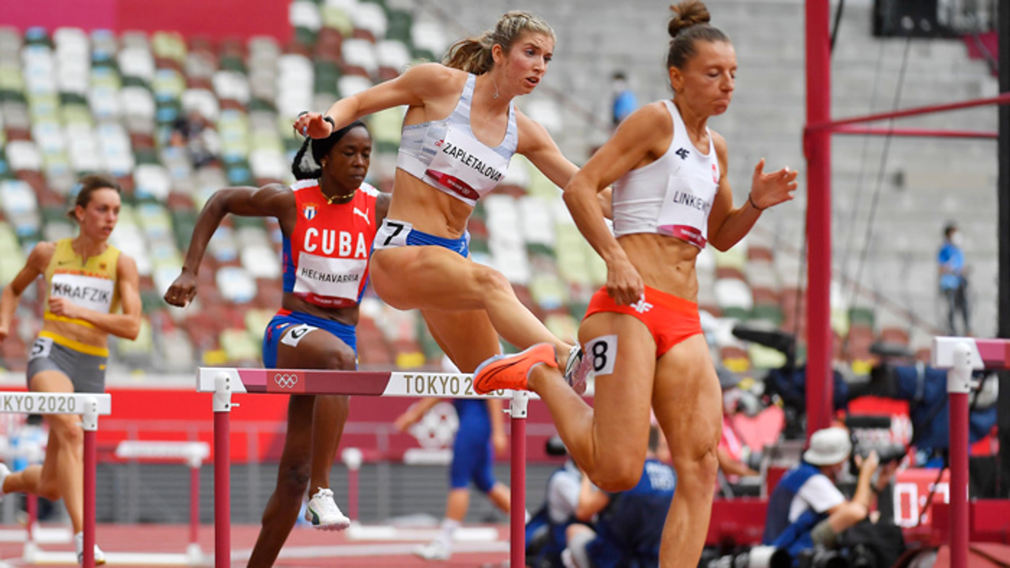 Emma Zapletalová  na OH v Tokiu.