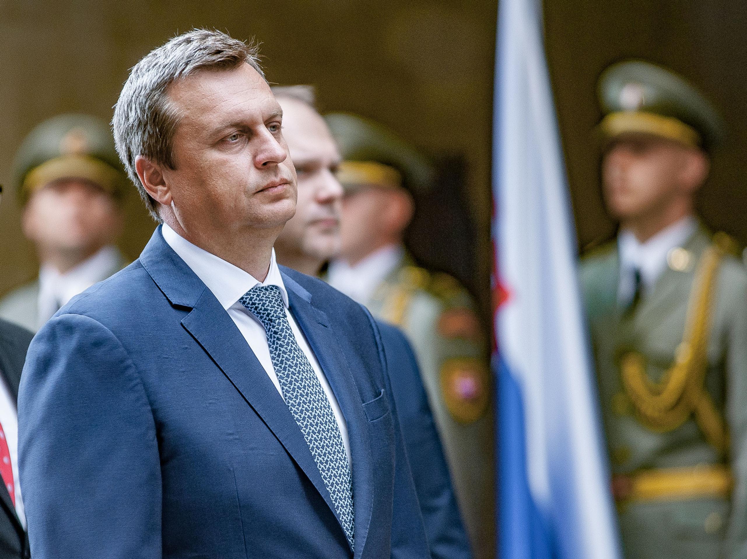 Predseda parlamentu Andrej Danko počas pietneho aktu.