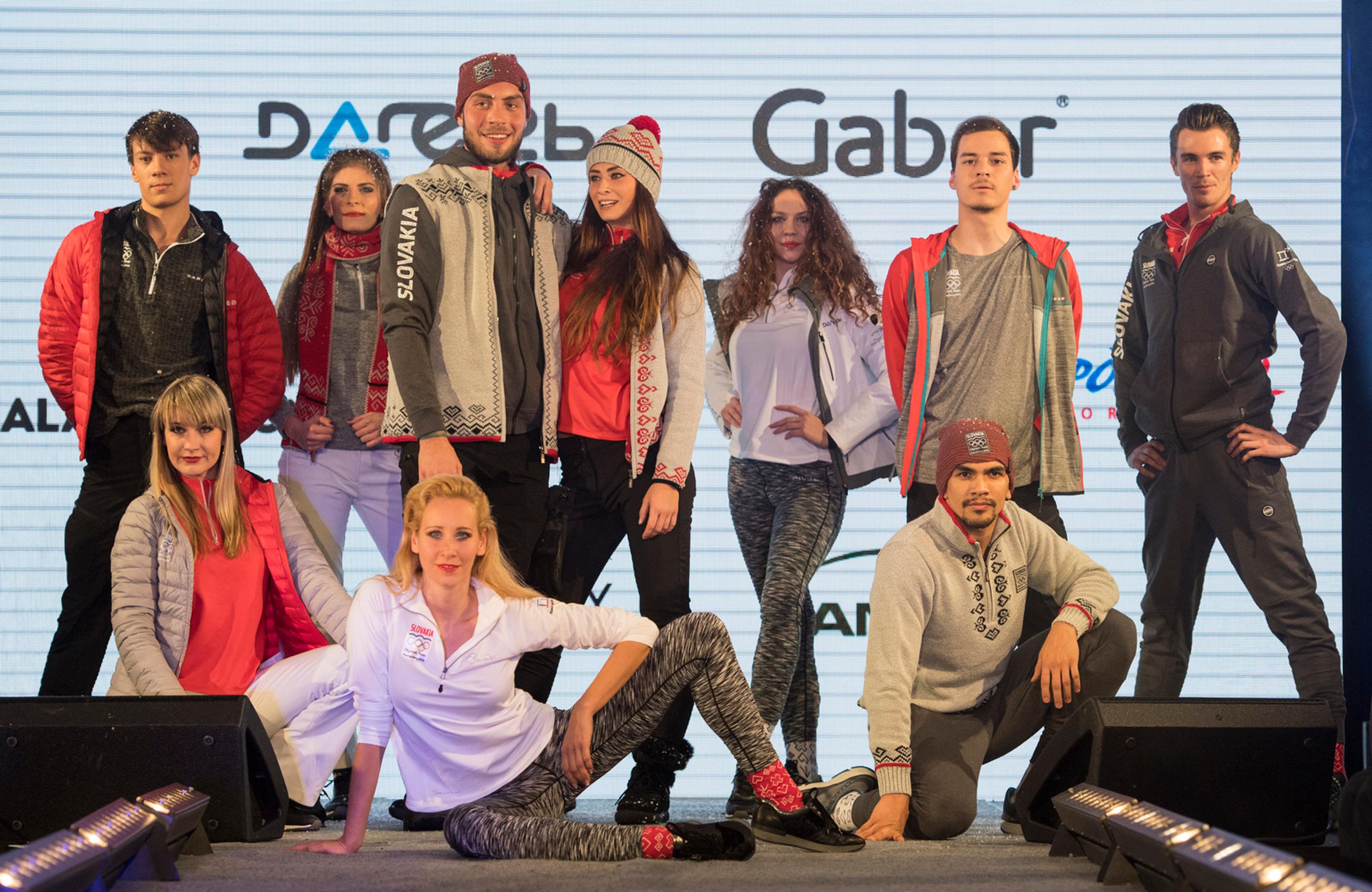 Prezentácia oficiálneho oblečenia slovenskej výpravy na ZOH 2018 v Pjongčangu. 