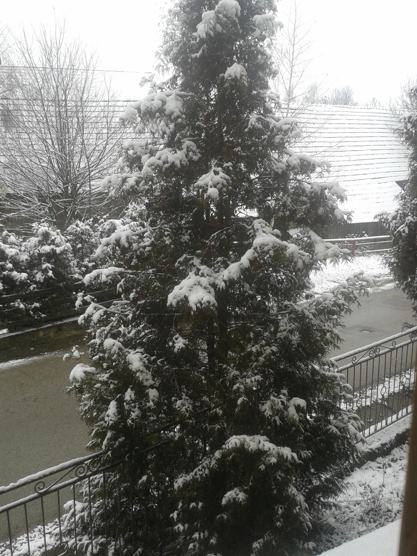 Zasnežený Babín na Orave