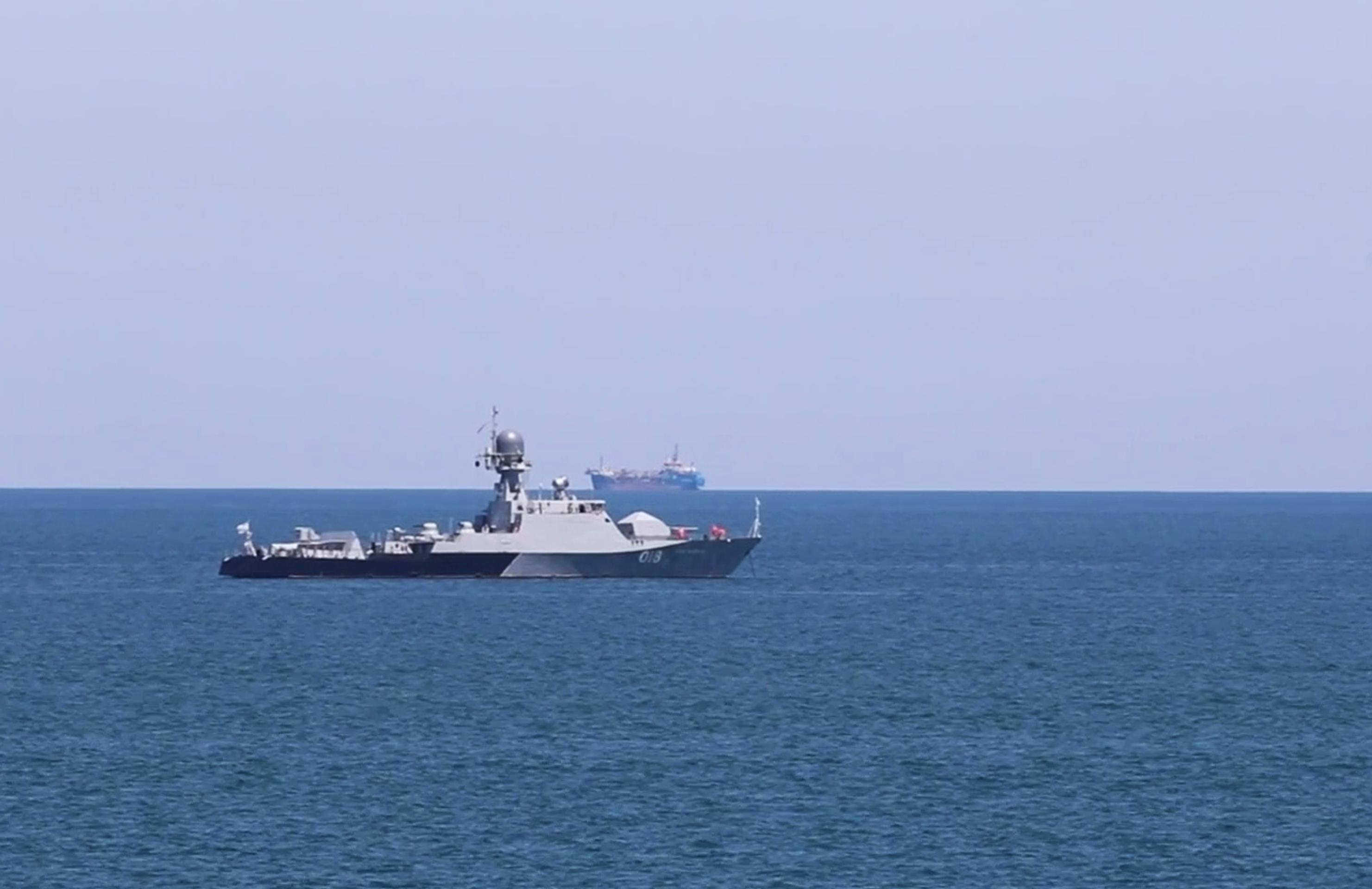 Ruské námorné manévre.