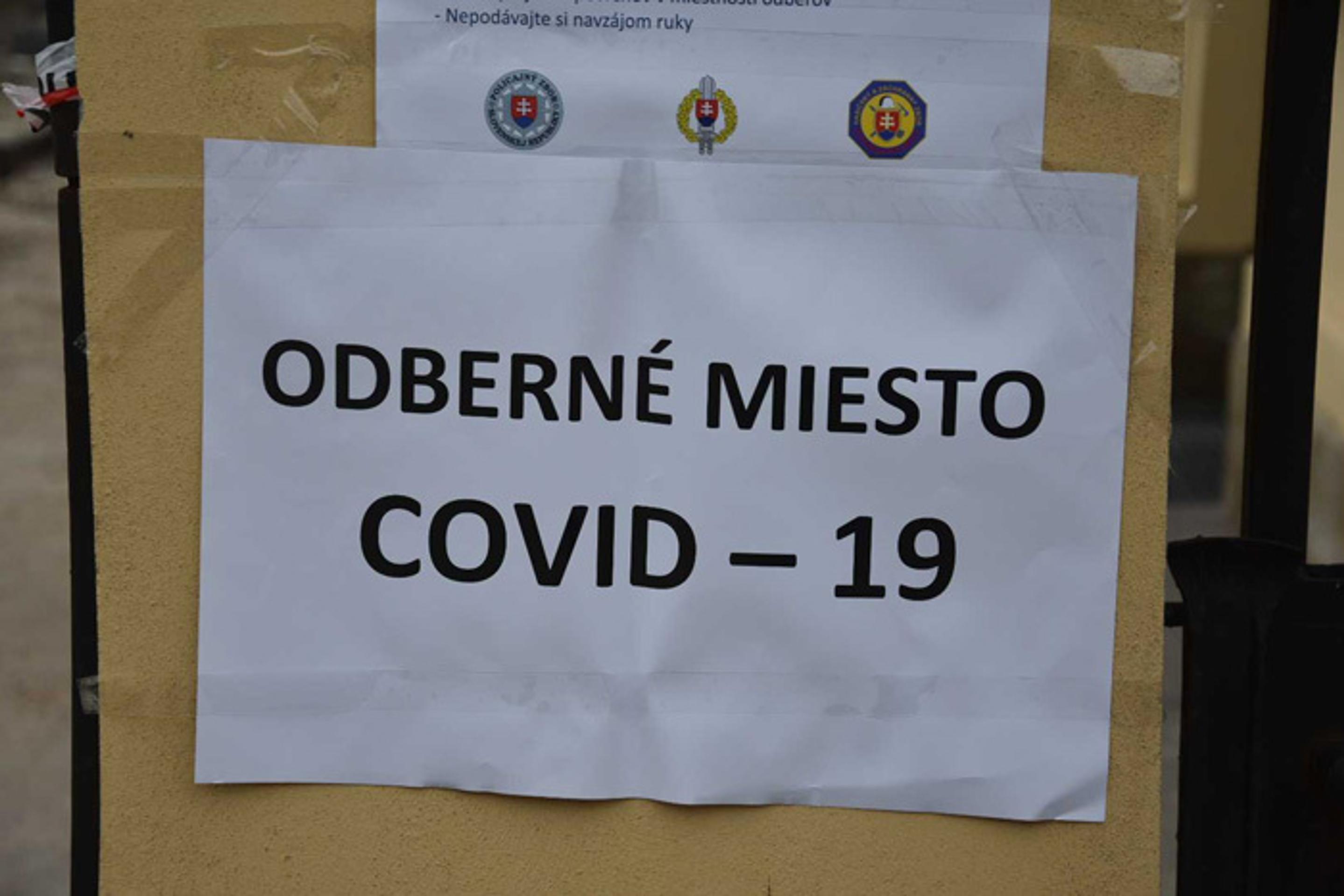 Testovanie vo Svidníku.