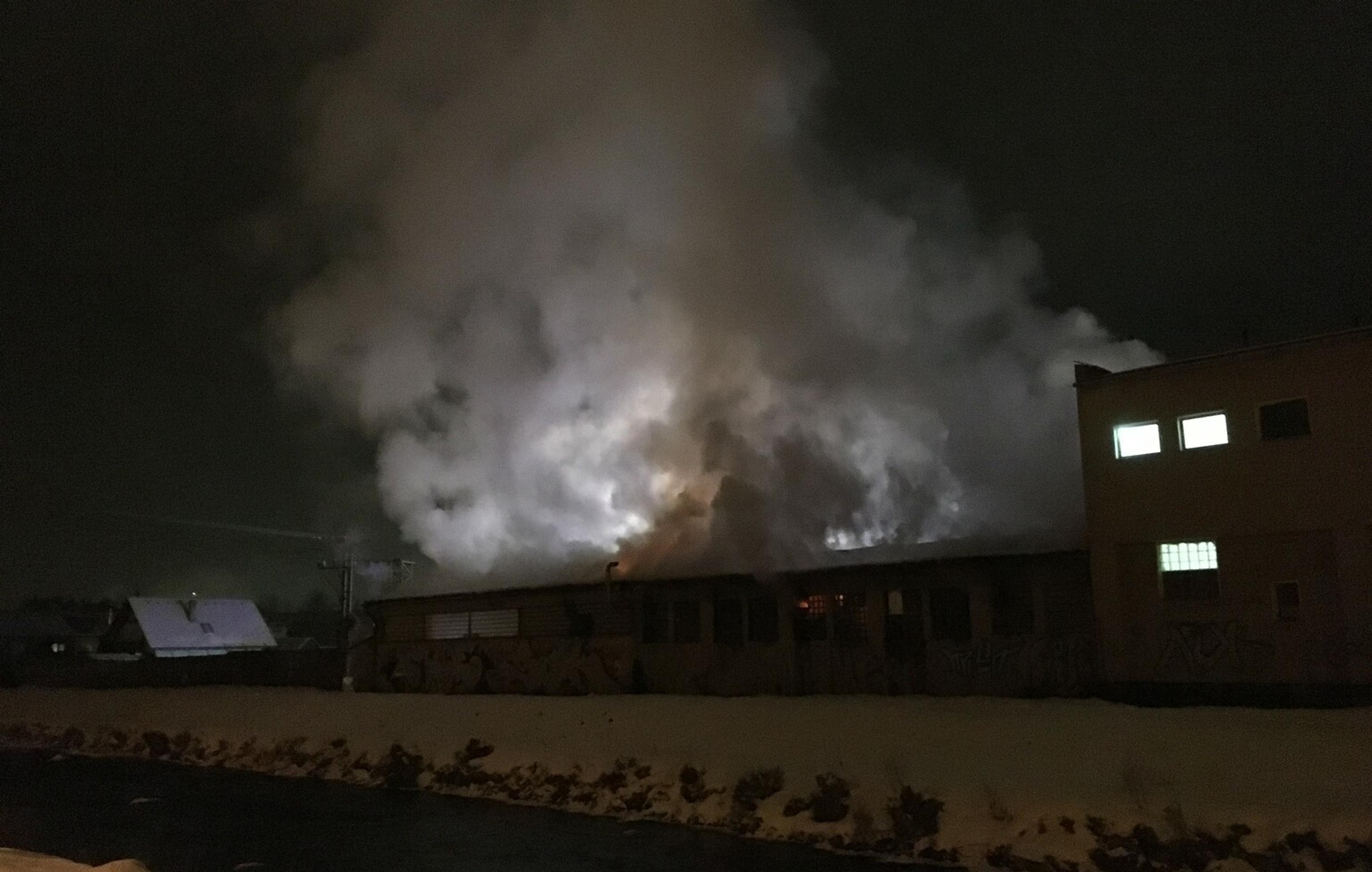 Požiar školy v Ružomberku