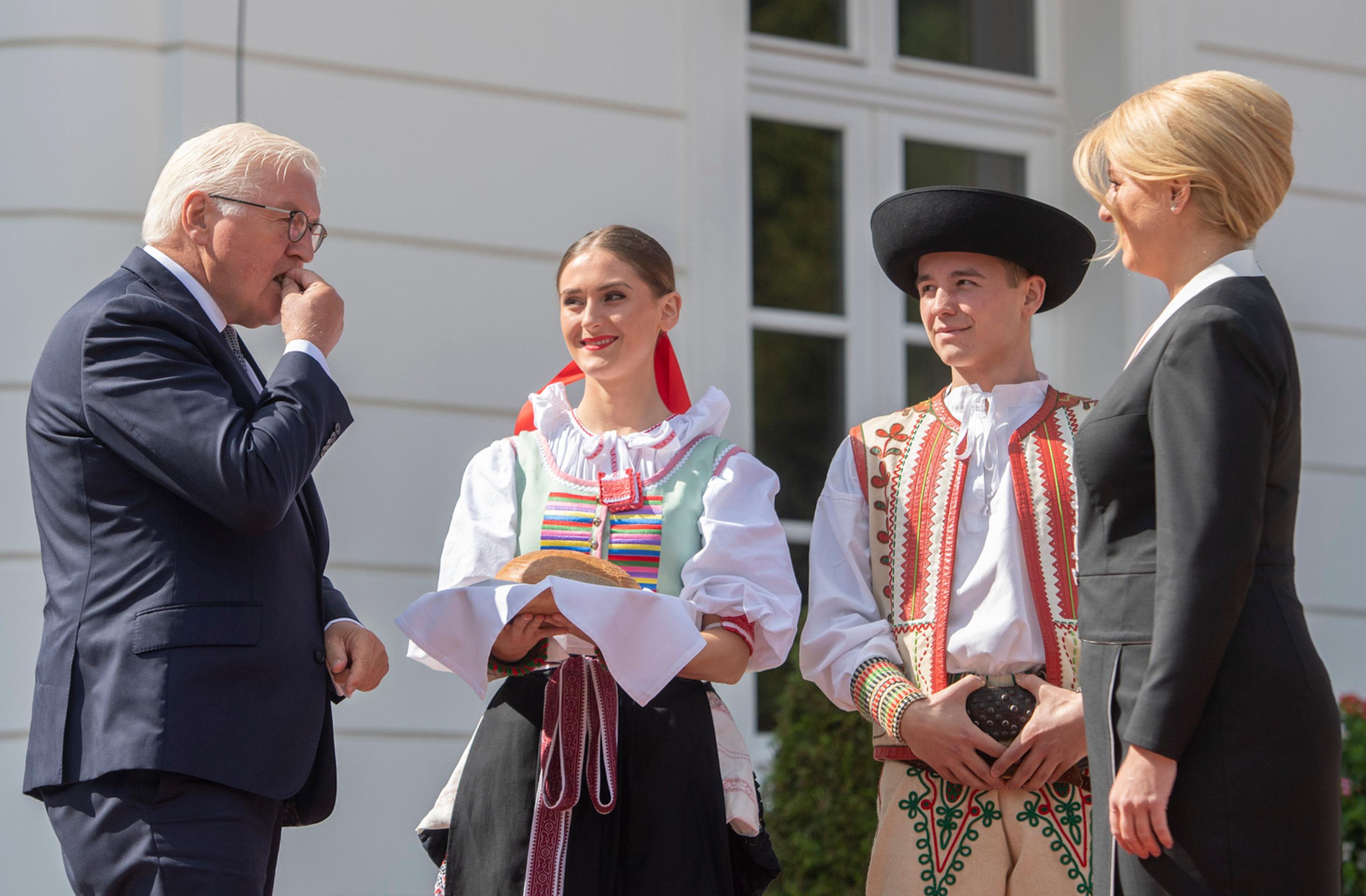 Prezidentka privítala nemeckého prezidenta.