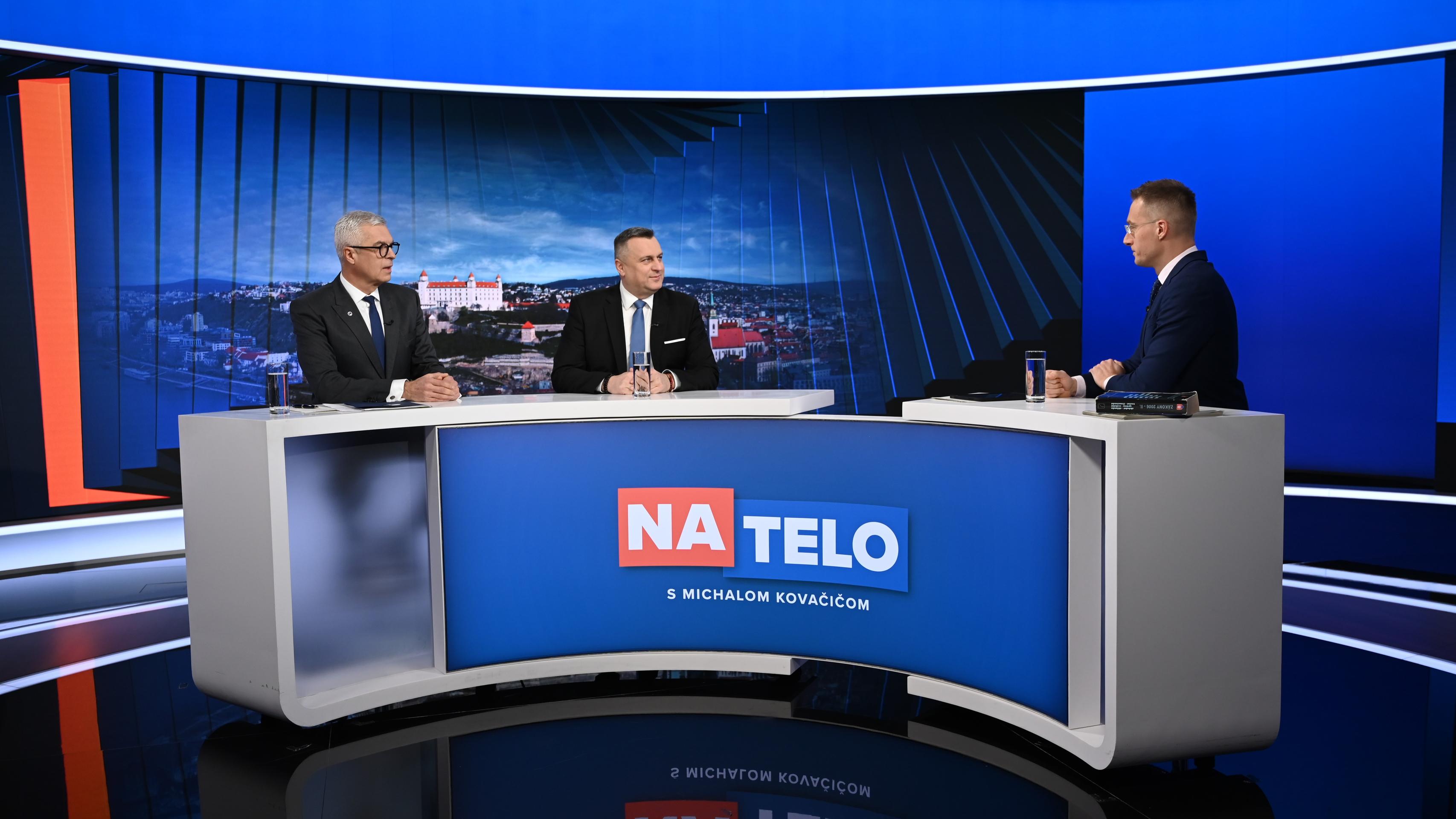 Hosťami relácie Na telo boli Andrej Danko a Ivan Korčok.