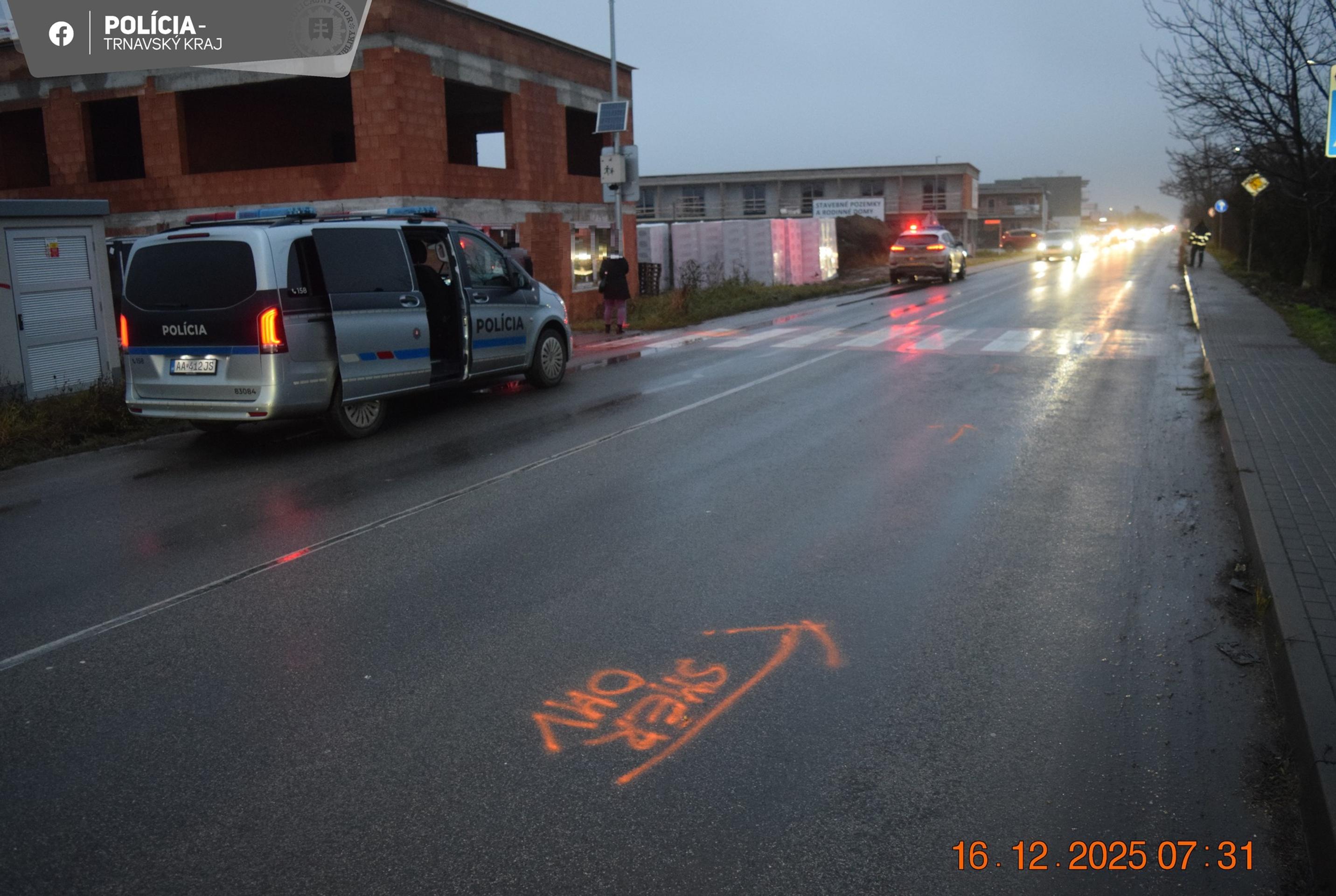 Tragická dopravná nehoda v obci Kvetoslavov