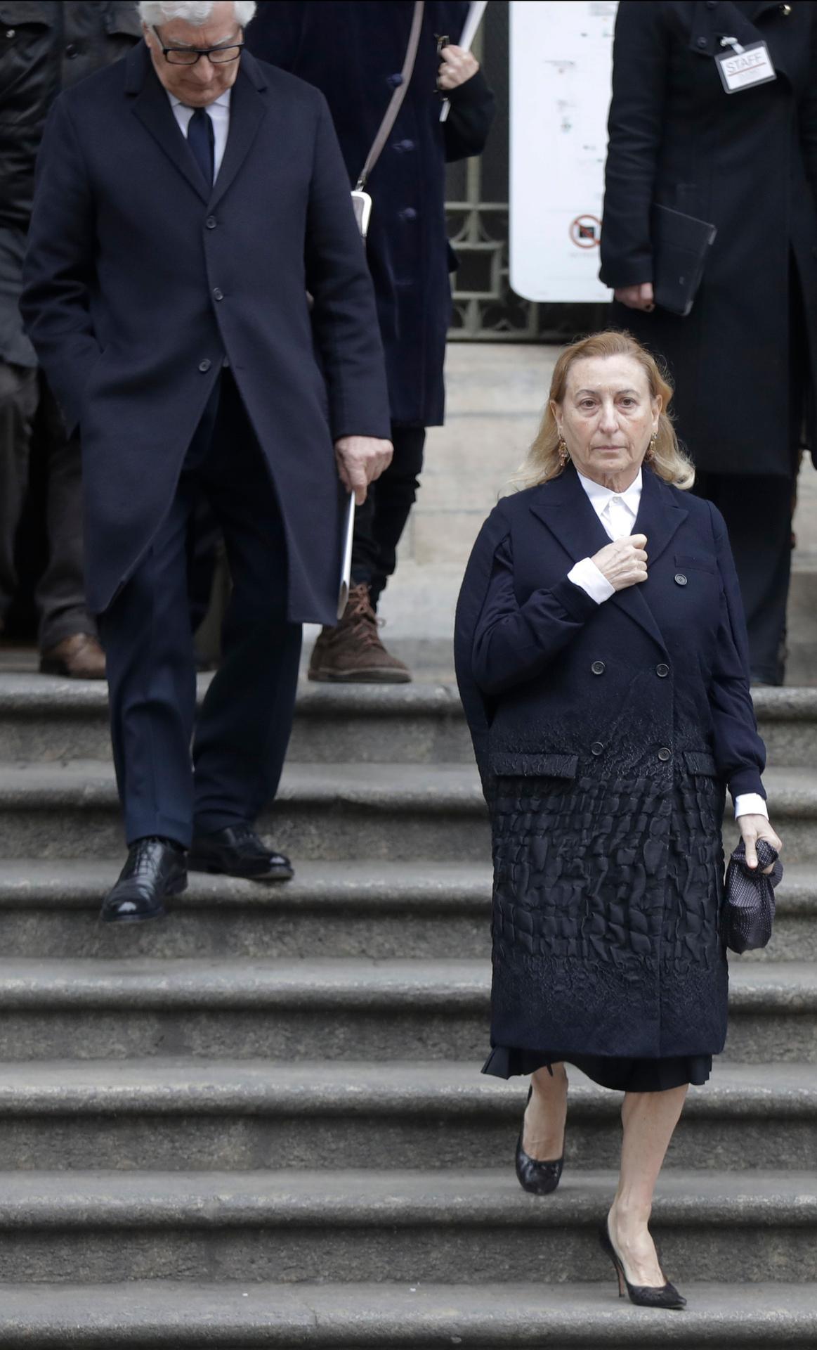 Miuccia Prada a jej manžel. 