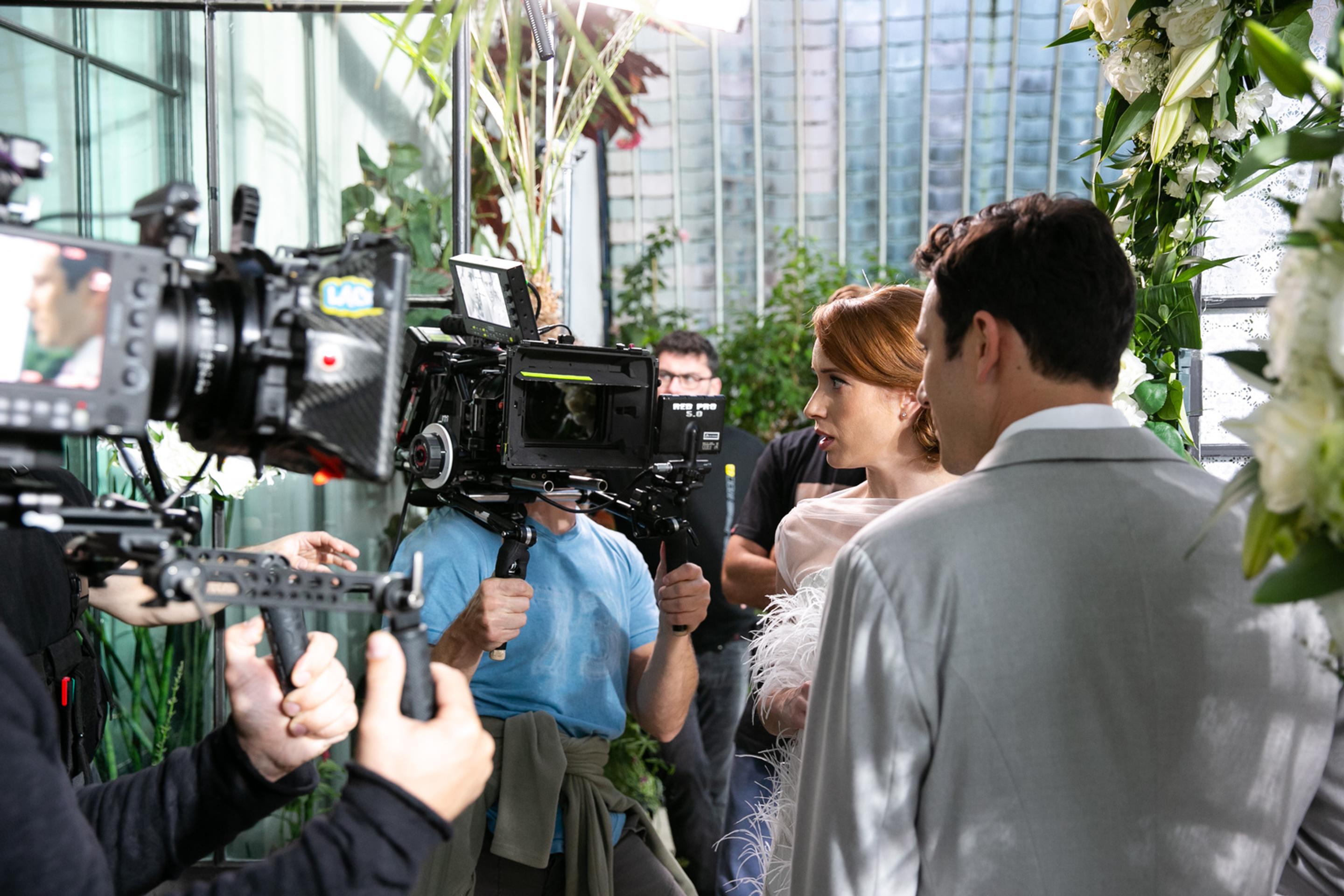 Nakrúcanie seriálovej svadby