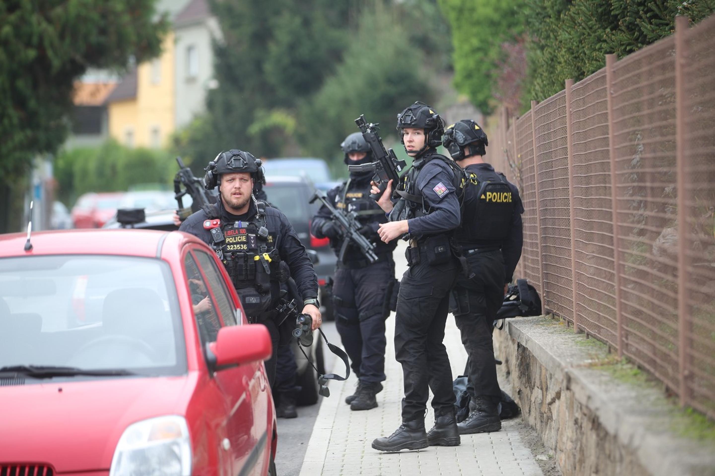 Streľba v Prahe.