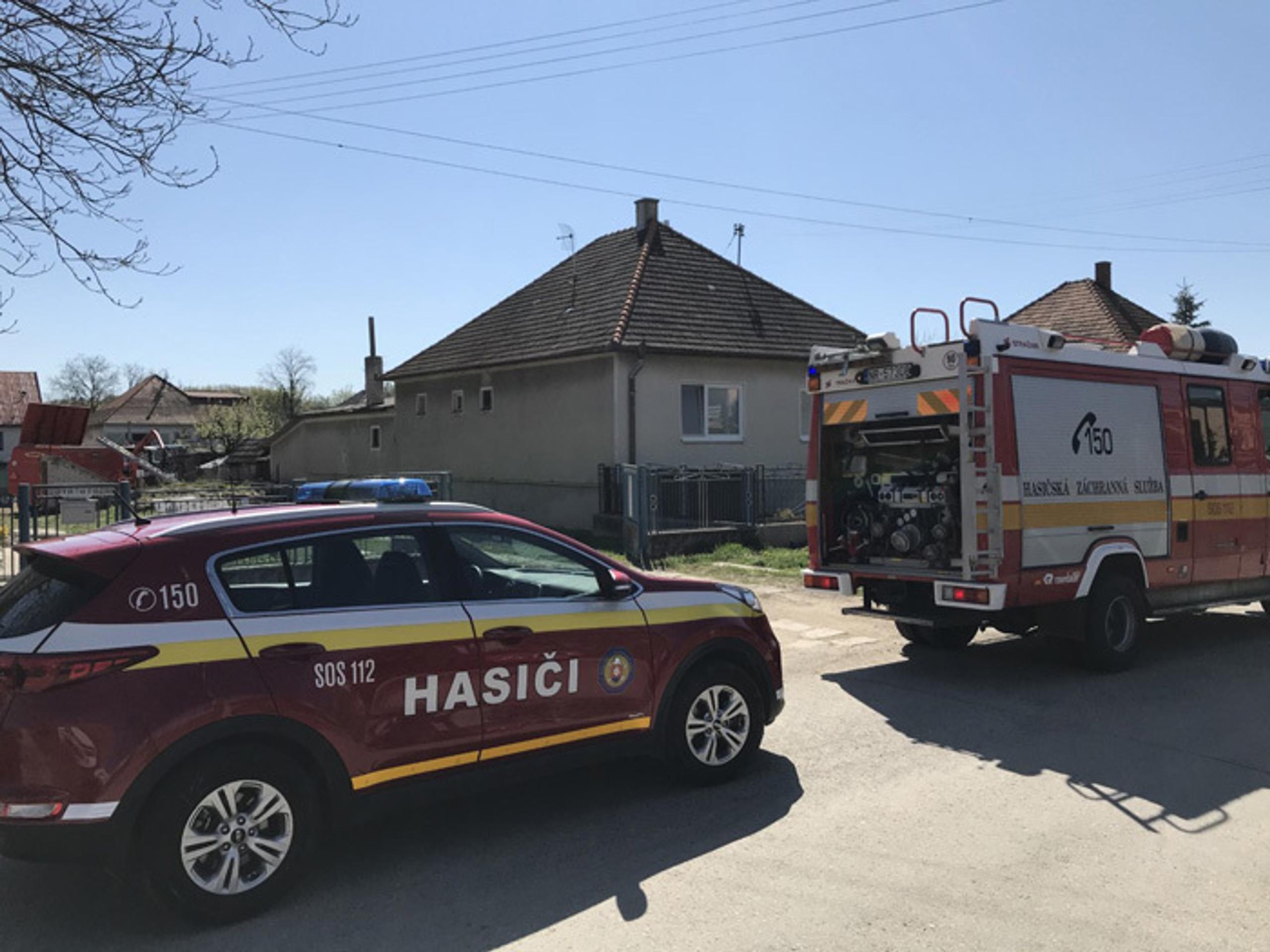 Dom vo Vrábľoch, kde sa stal pracovný úraz.