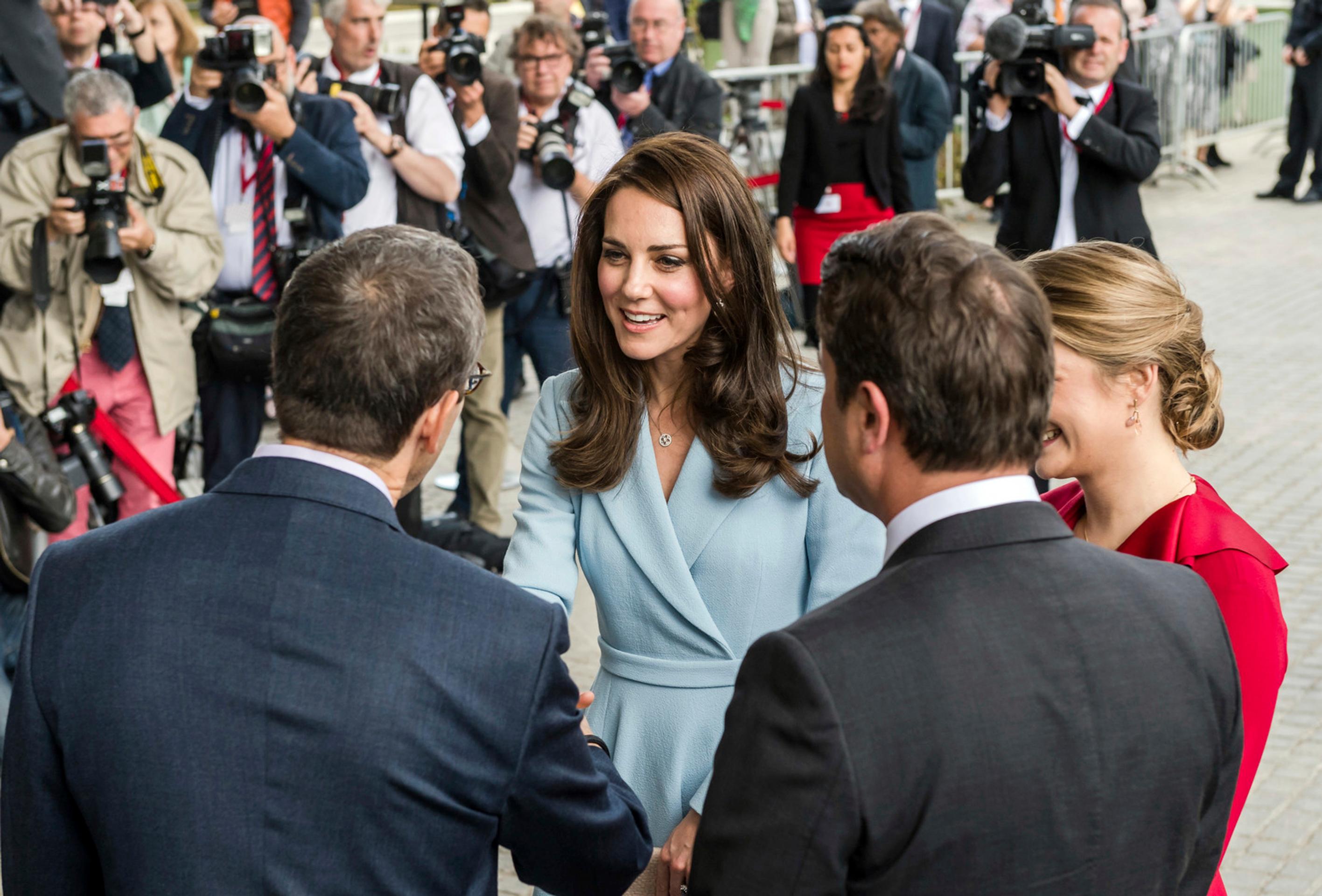 Kate Middleton na návšteve Luxemburska. 