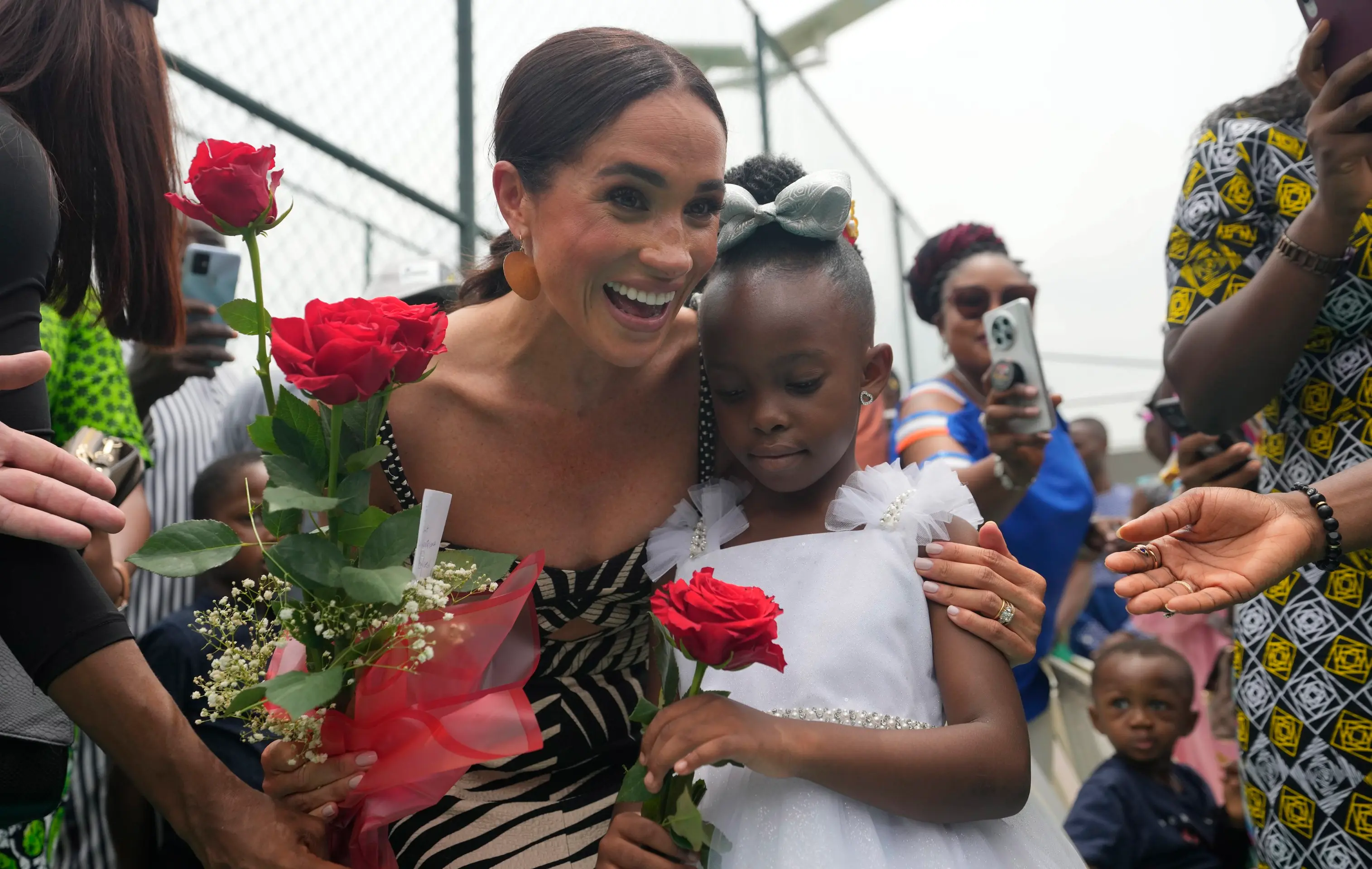 Meghan Markle na turné v Nigérii
