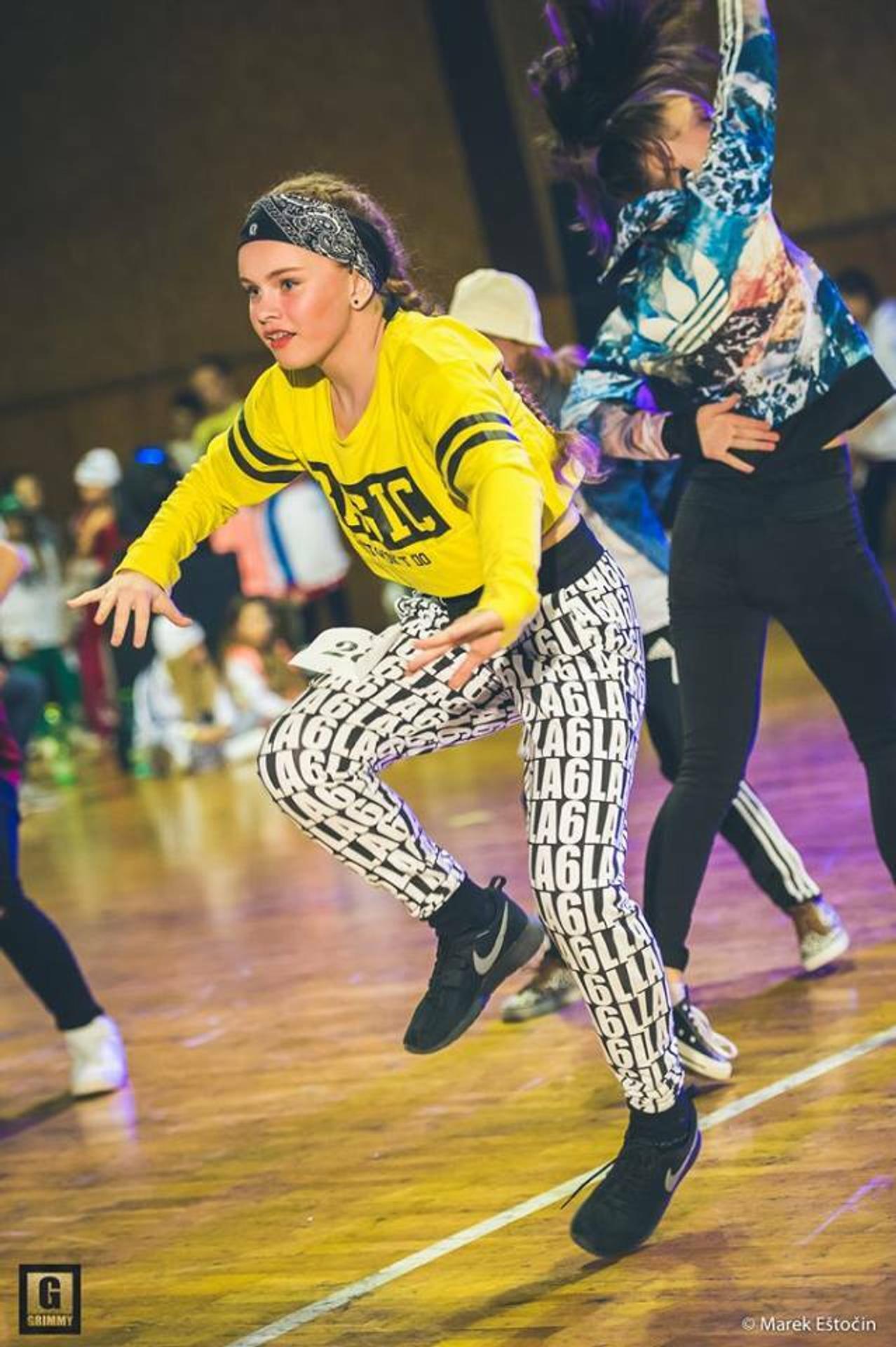 Veronika na súťaži.