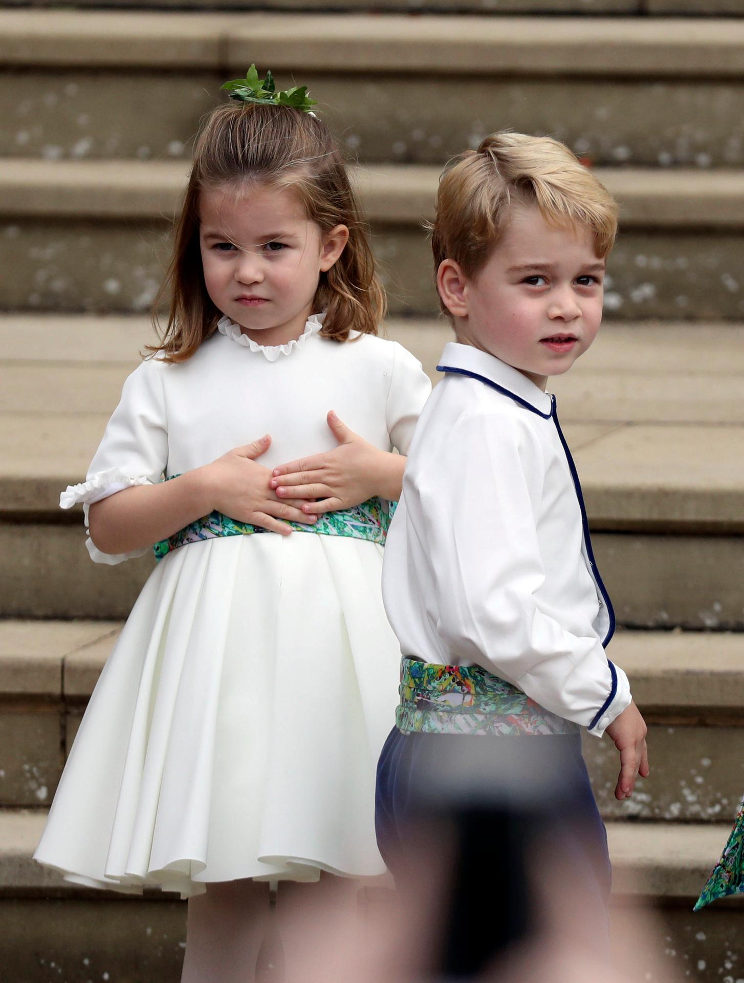 Princ George a princezná Charlotte. 