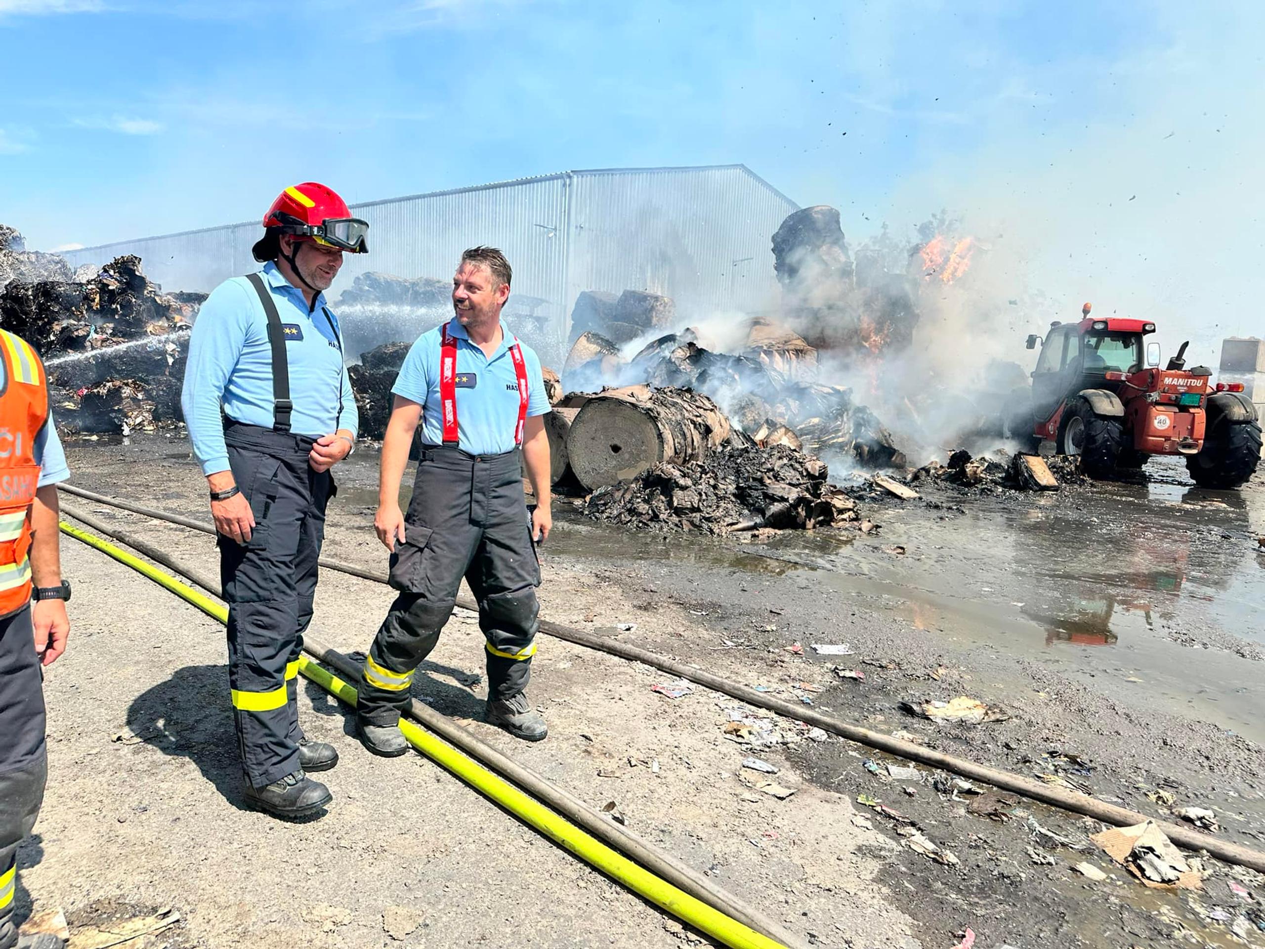 Požiar v Kostolných Kračanoch.