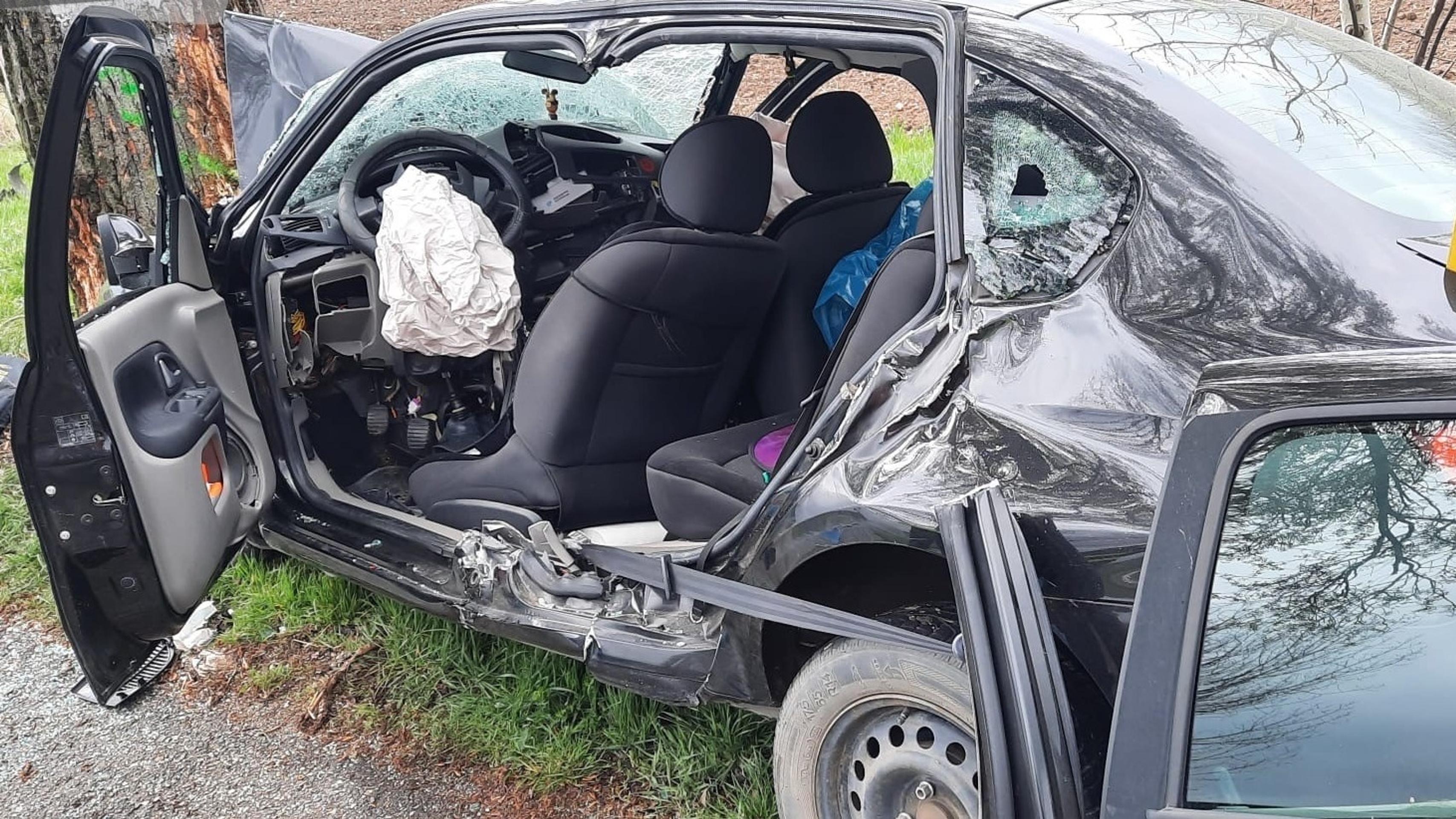 Smrteľná nehoda pri Leviciach.