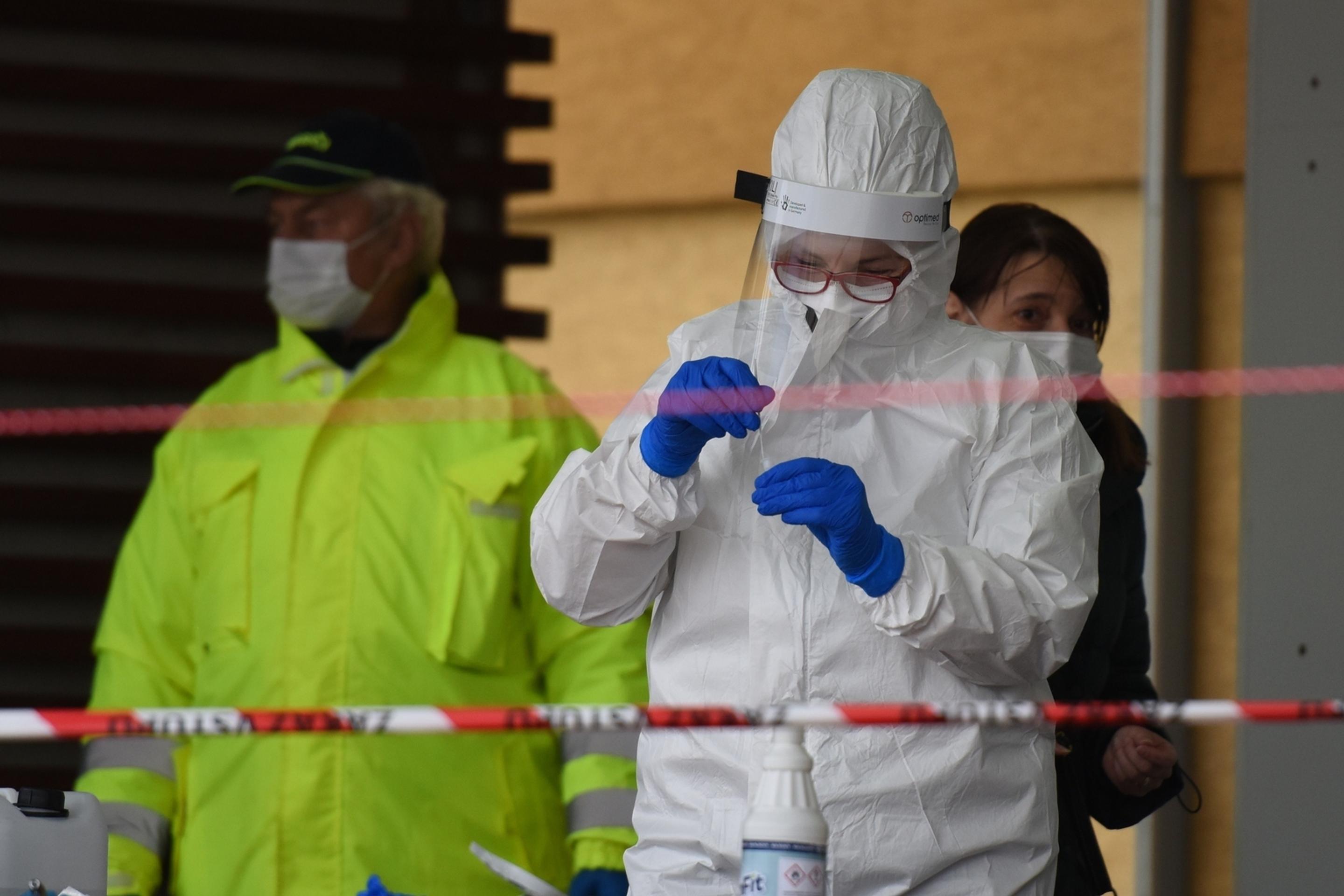 Testovanie v Špačinciach.